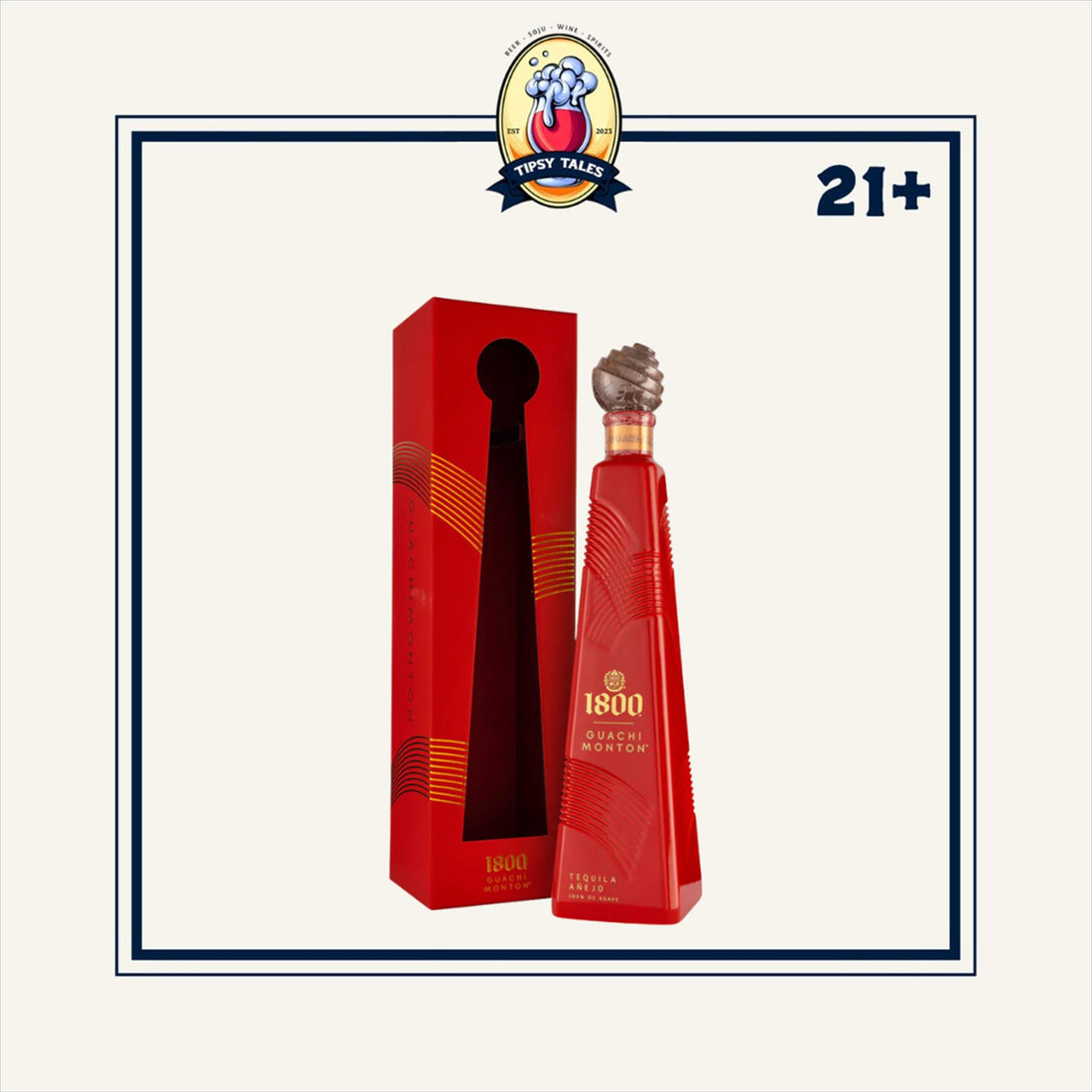 1800 Guachimonton Anejo  Tequila 750ml 1