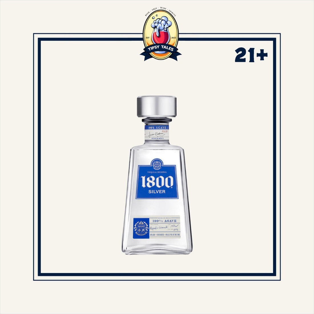 1800 Silver Tequila  Reserve 750ml 1