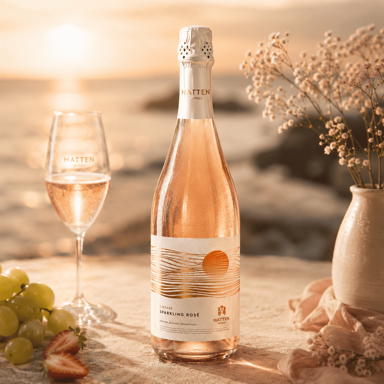 Hatten Jepun Sparkling Wine 750ml 2