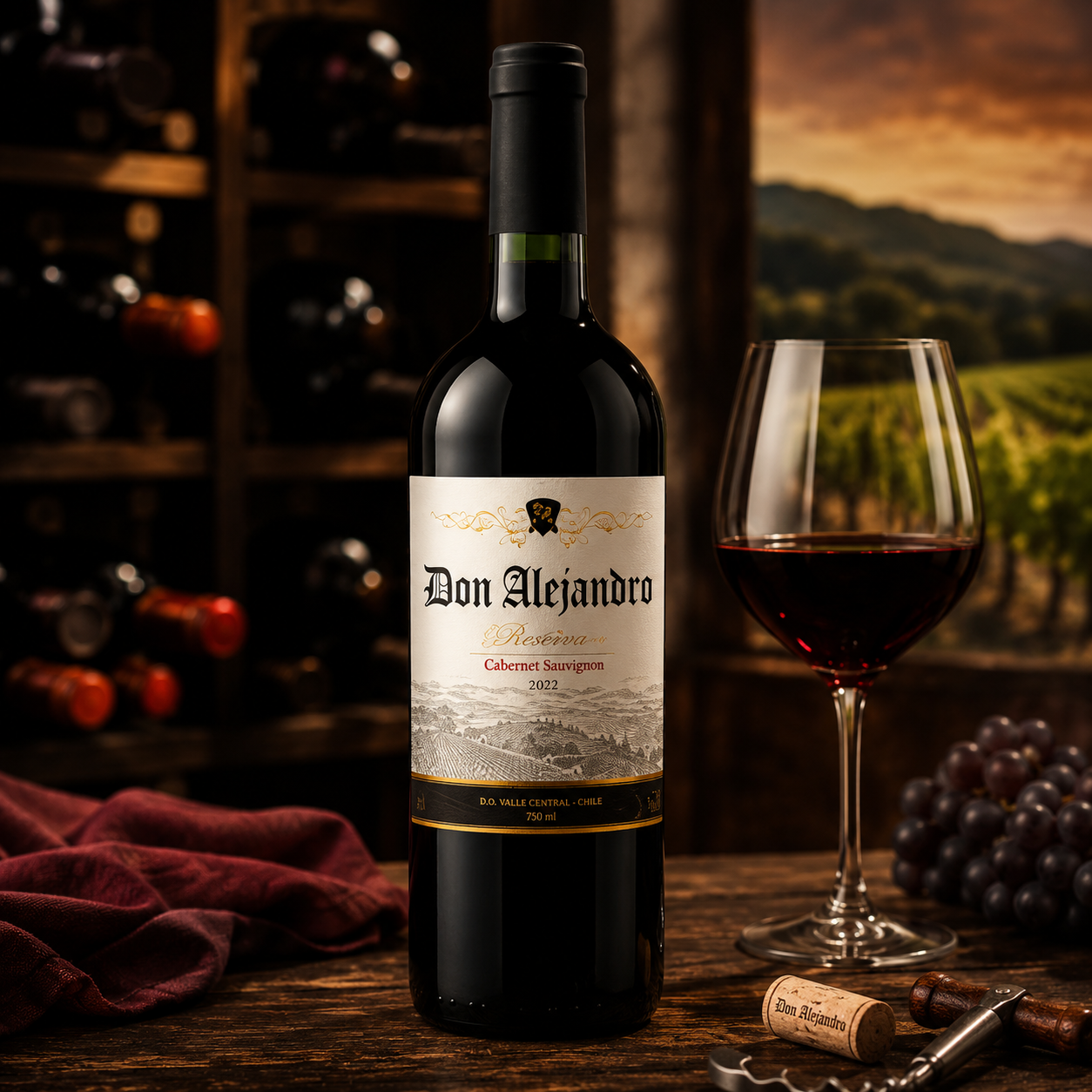 Don Alejandro Gran Reserva Cabernet Sauvignon Chile Wine 750ml 2
