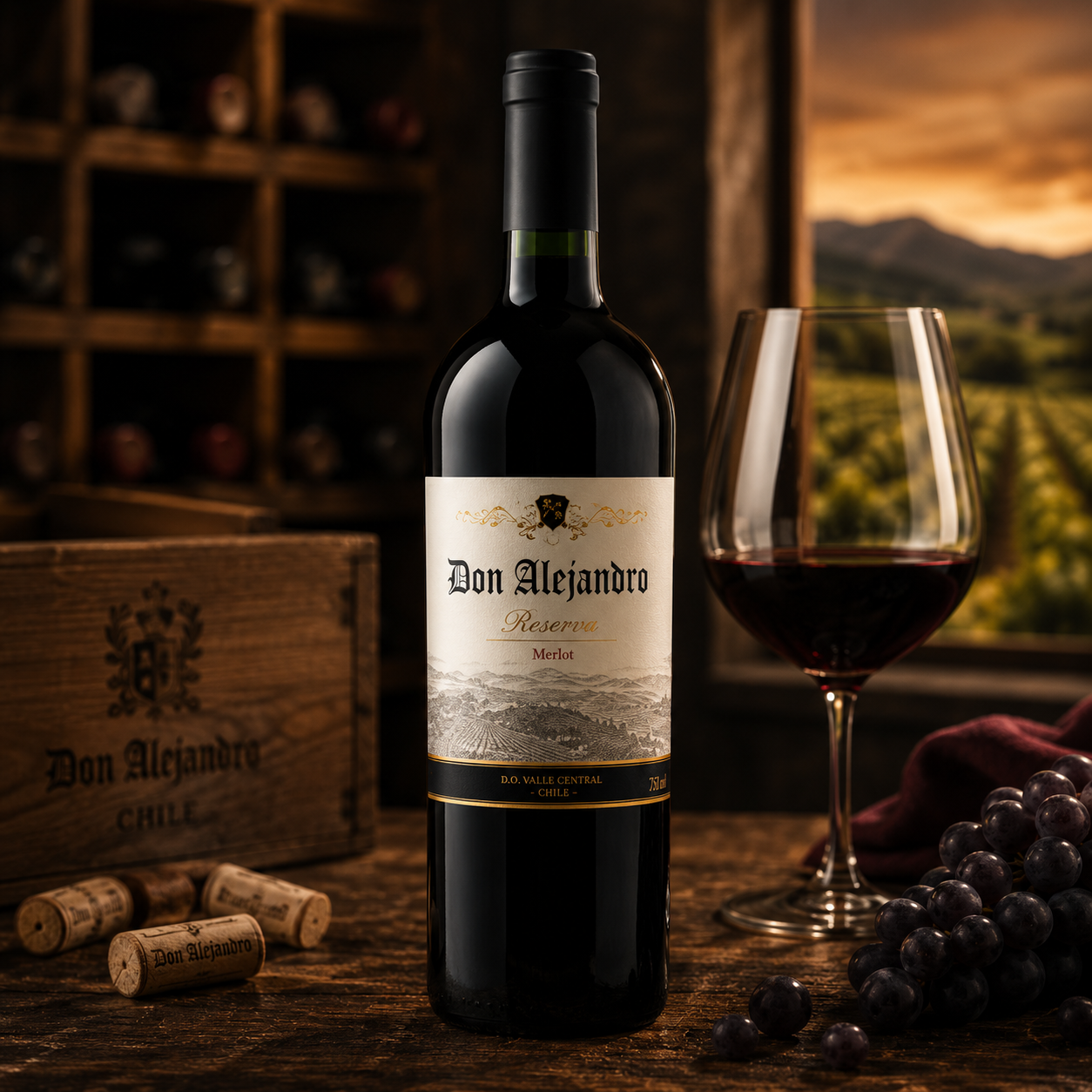 Don Alejandro Gran Reserva Merlot Chile Wine 750ml 2
