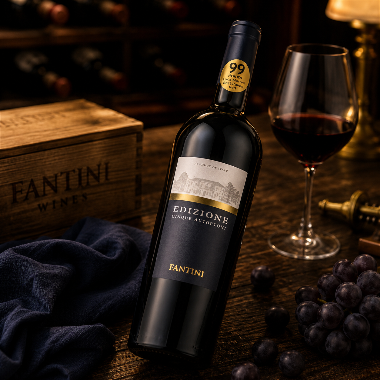 Edizione Cinque Autoctoni Fantini Farnese Italian Red Wine 750ml 3