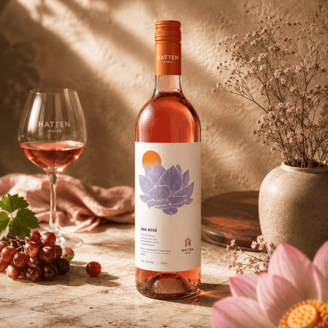Hatten Aga Rose Wine 750ml 1