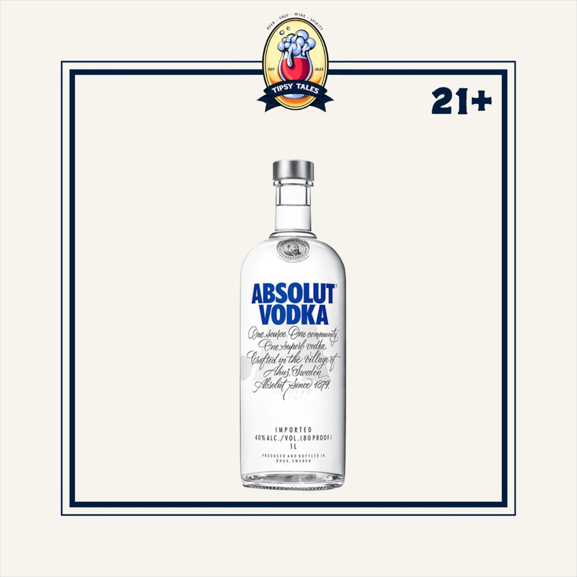 Absolut Vodka 1000ml 1