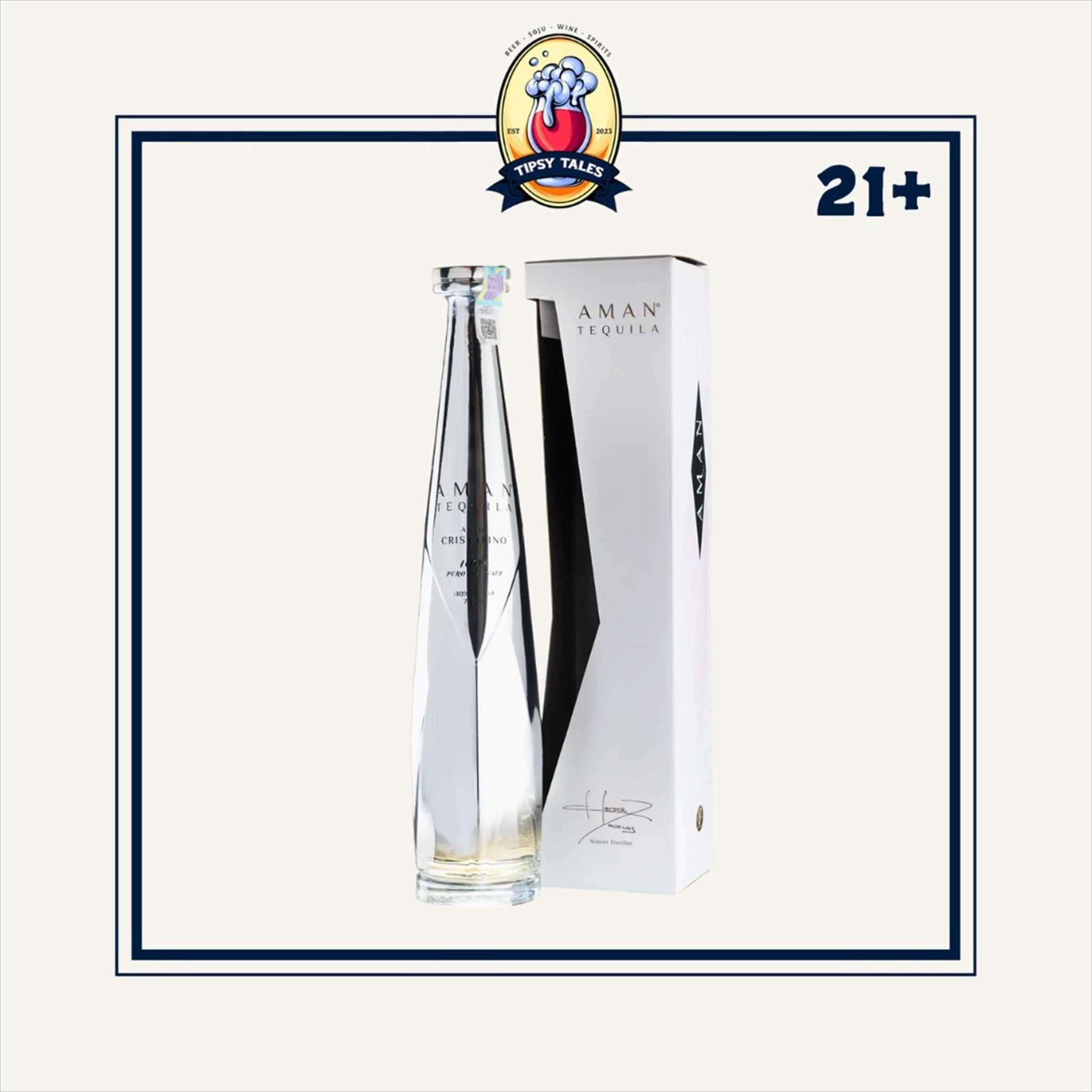 Aman Tequila Anejo Cristalino 750ml 1