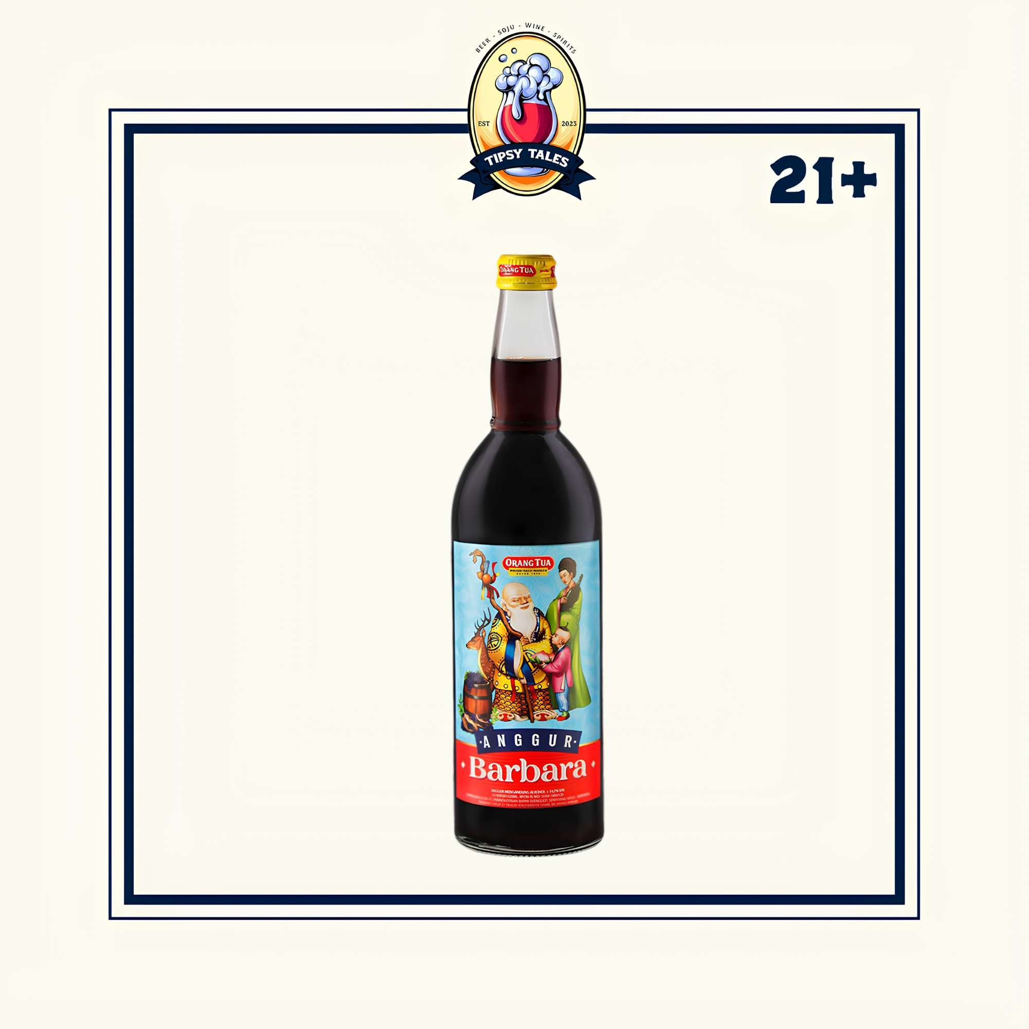 Anggur Barbara / Beranak Cap Orang Tua 620ml 1
