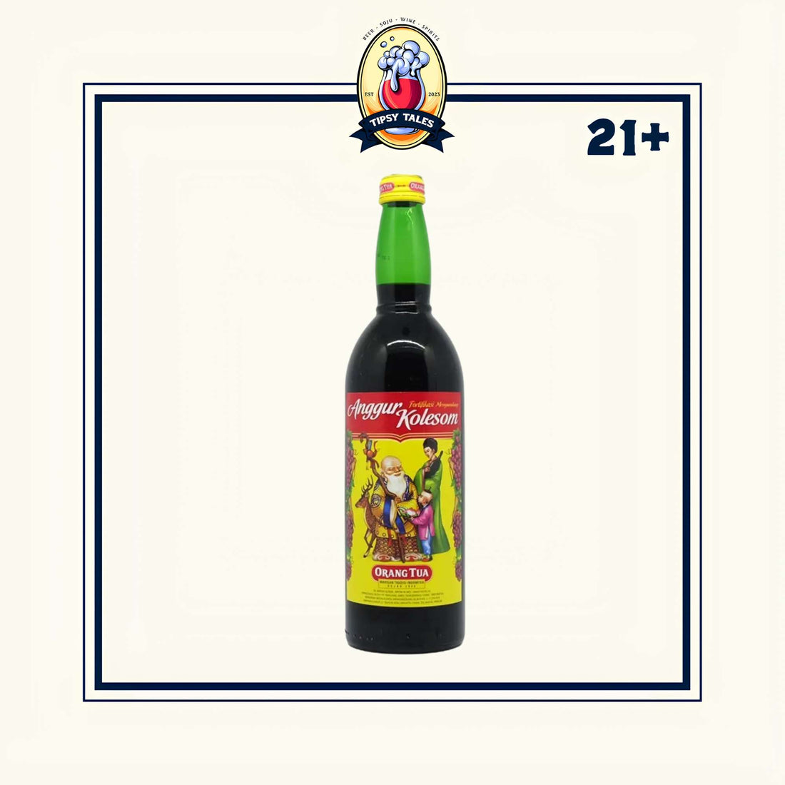 Anggur Kolesom Kuning (14.7%) Cap Orang Tua 620ml 1