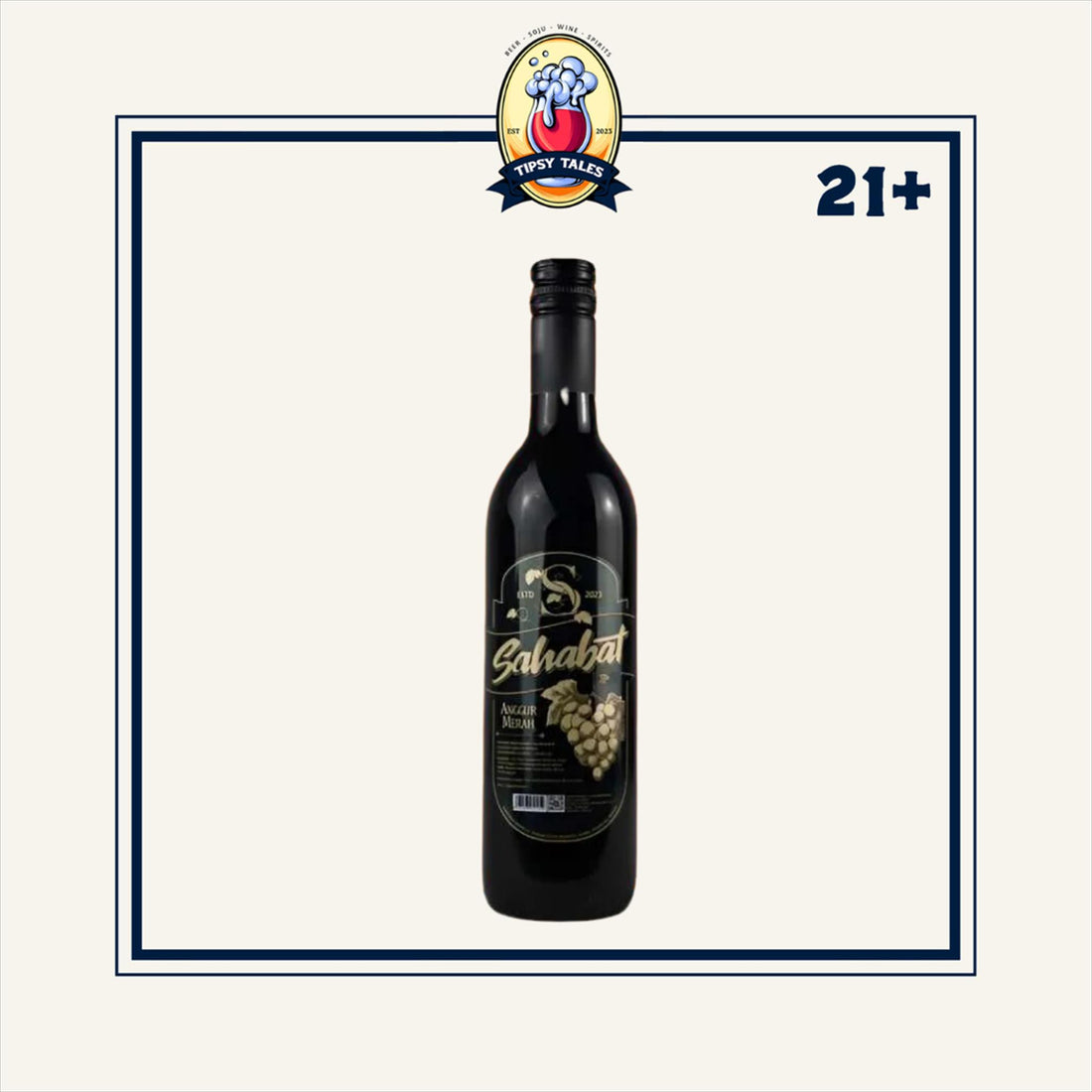Anggur Merah Sahabat Black Label 550ml 1