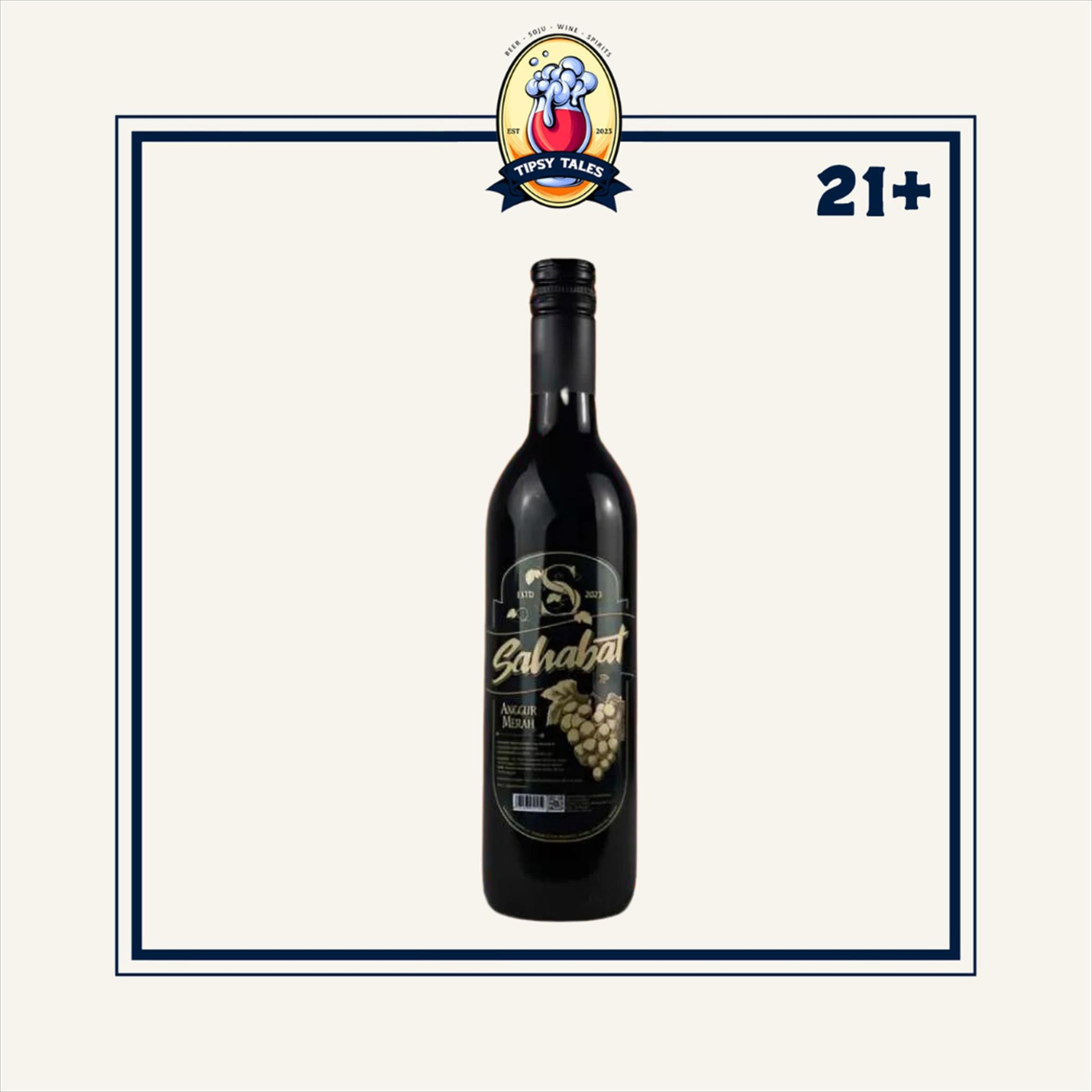 Anggur Merah Sahabat Black Label 550ml 1