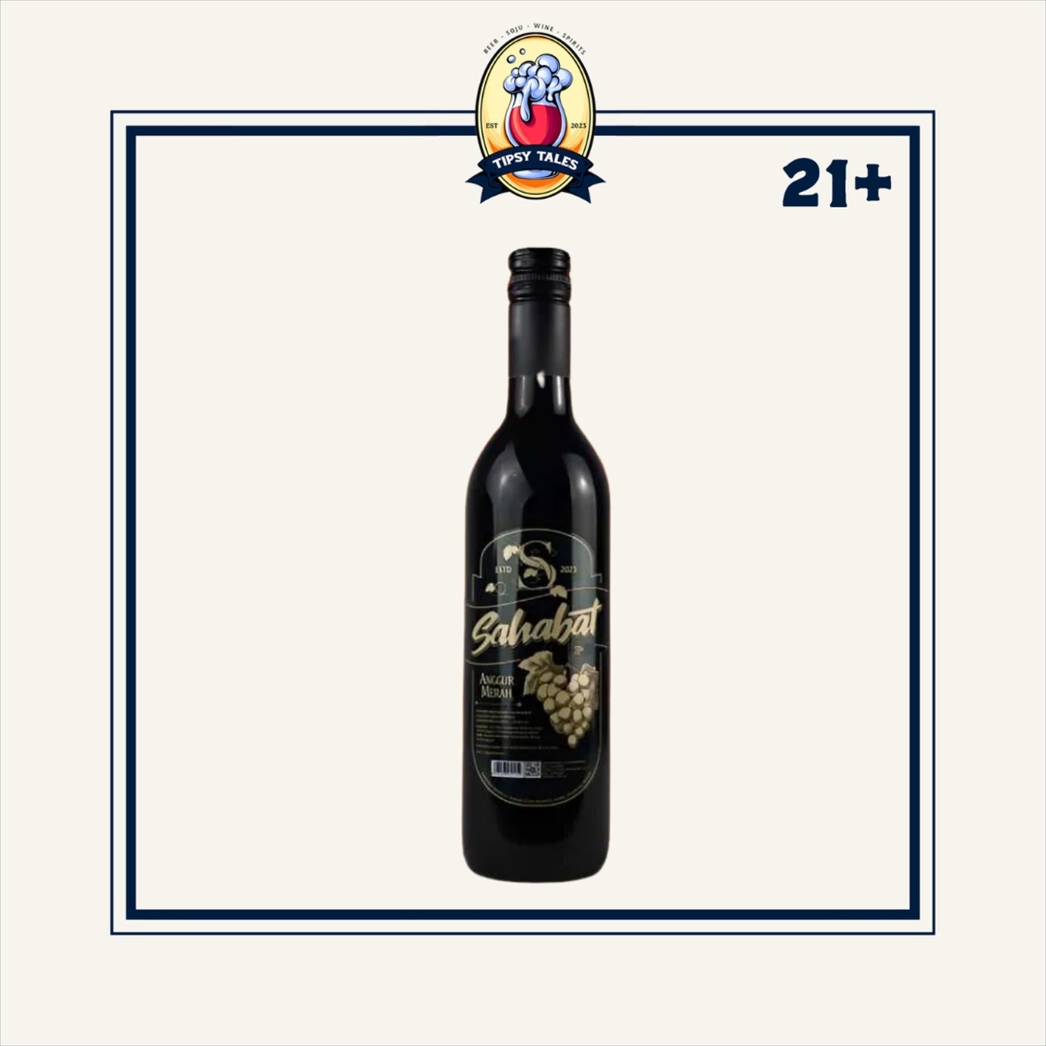 Anggur Merah Sahabat Black Label 550ml 1