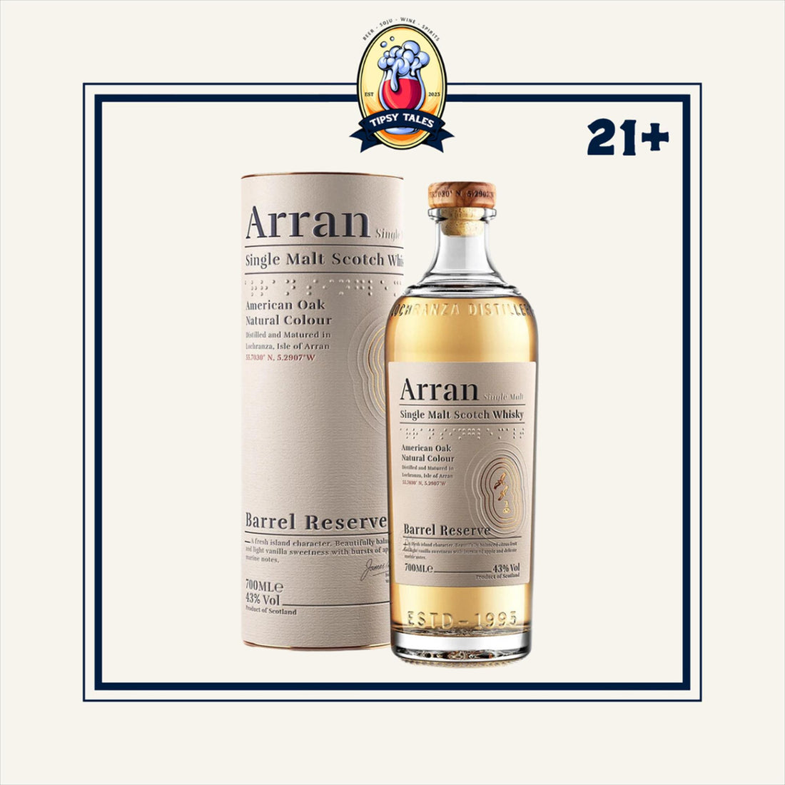 Arran Barrel Reserve Single Malt Whisky 700ml 1