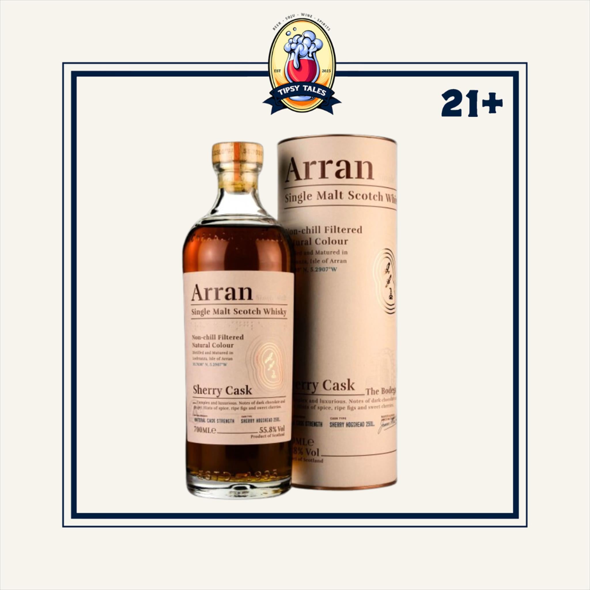 Arran Sherry Cask Single Malt Whisky 700ml 1