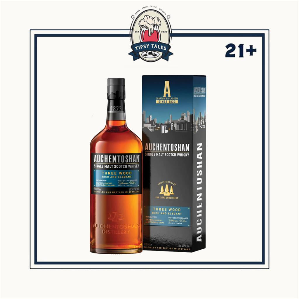 Auchentoshan Three Wood 700ml - Whisky / Whiskey 1