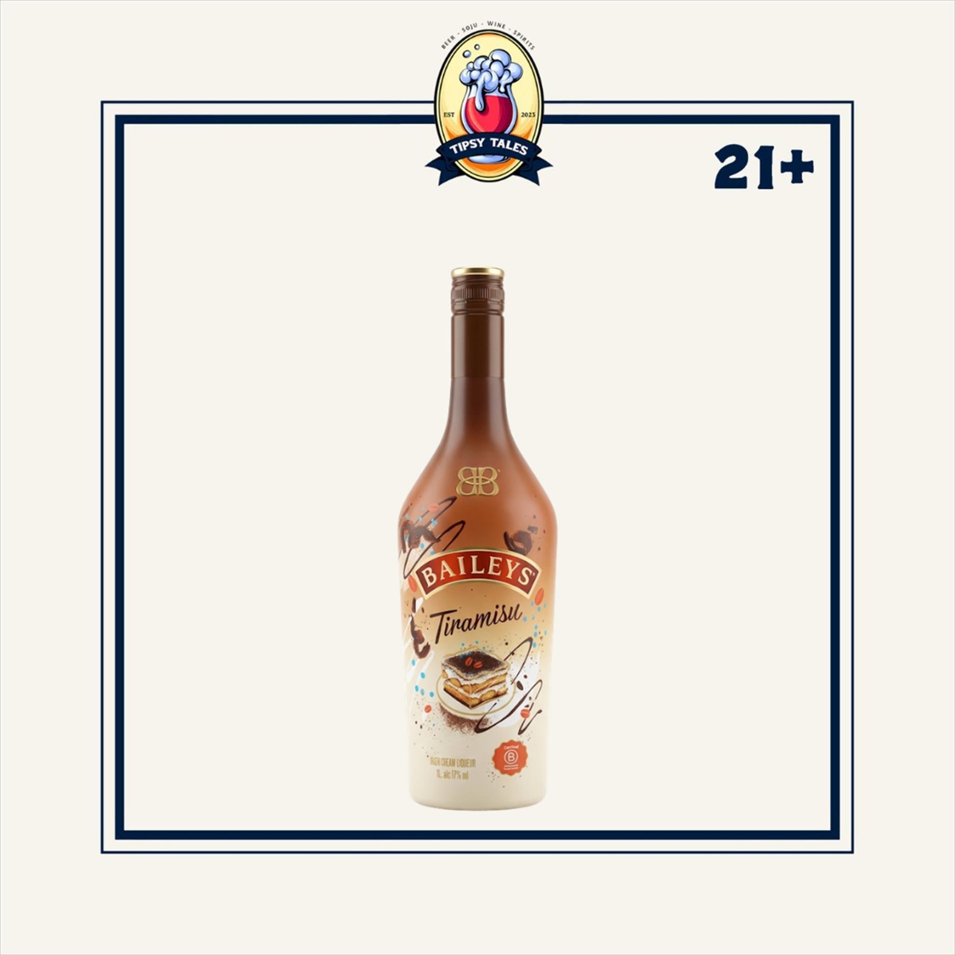 Baileys Tiramisu Limited Edition Liqueur 1000ml 1