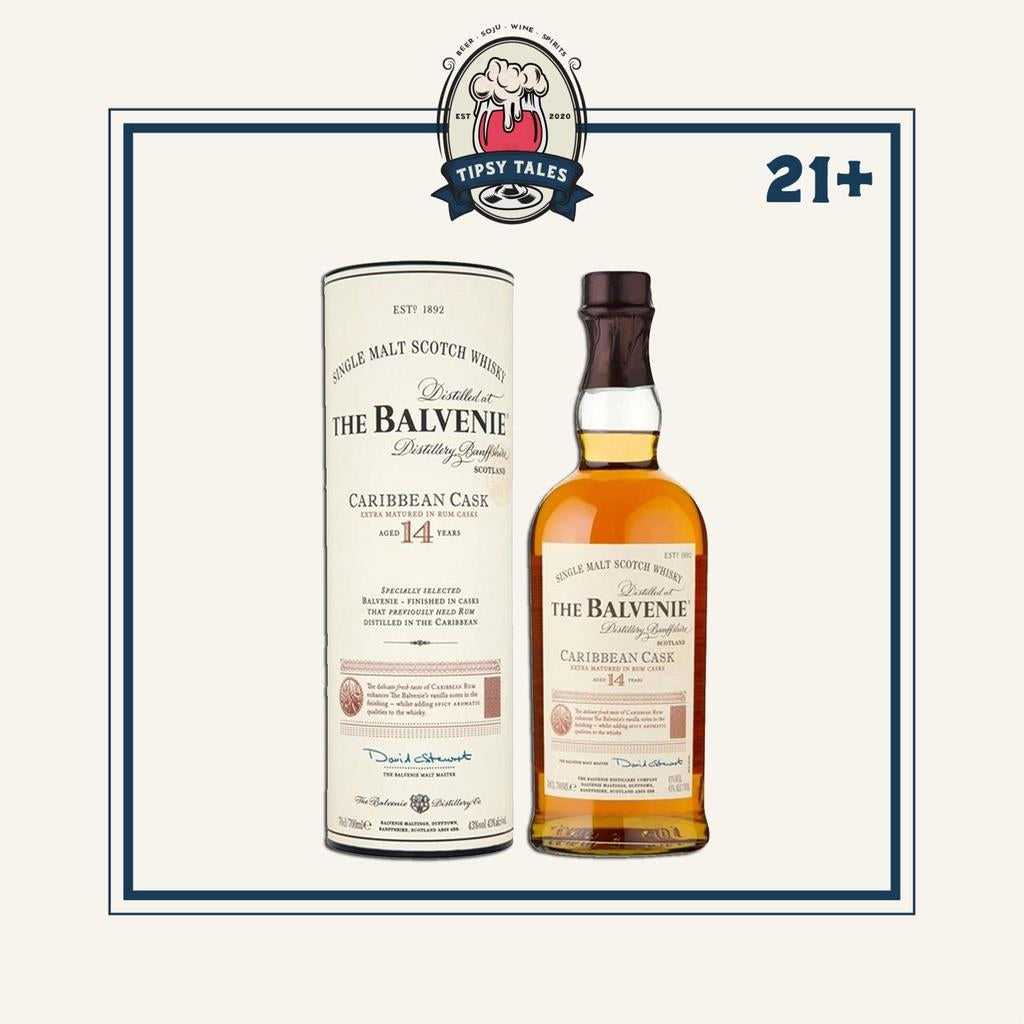 Balvenie 14 Years Caribbean Cask Whisky Scotch Whiskey 700ml 1