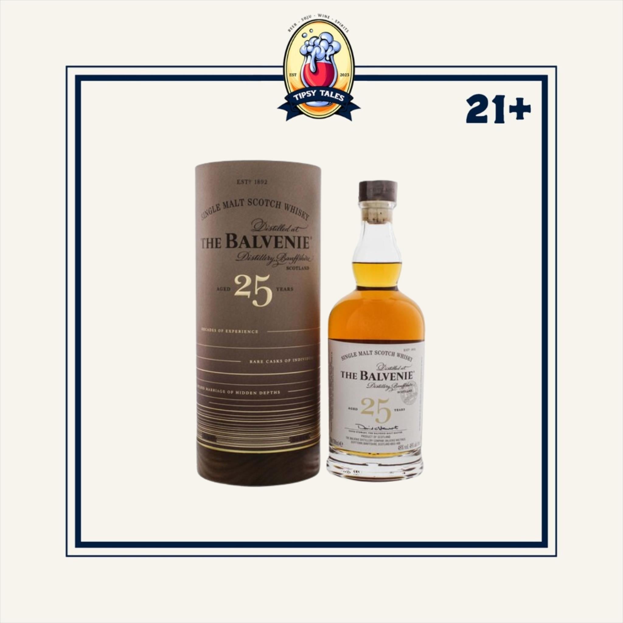 Balvenie 25 Year Old Marriage Single Malt Whisky 700ml 1