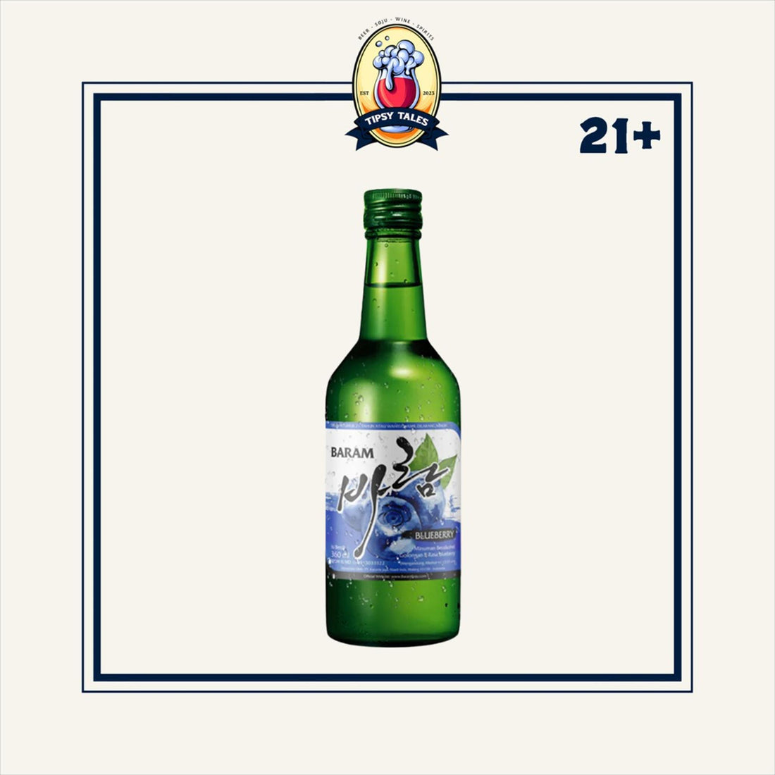 Baram Soju Blueberry 360 ml 1