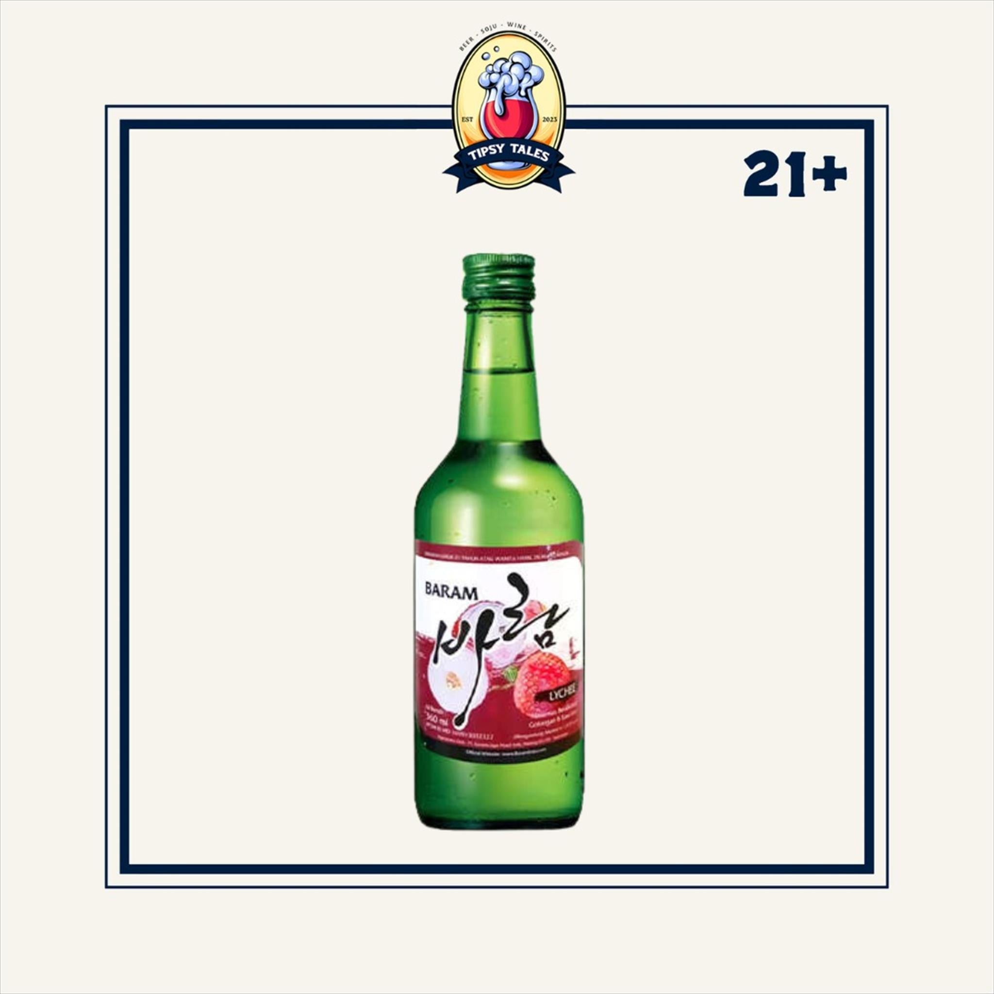 Baram Soju Lychee 360ml 1
