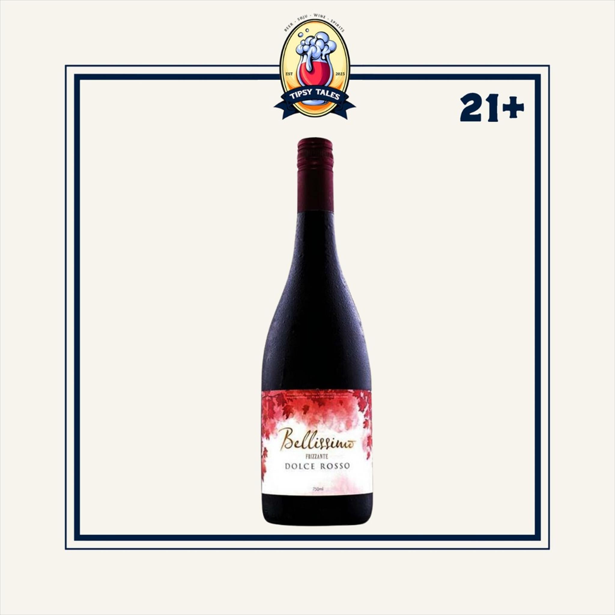 Bellissimo Dolce Rosso Frizzante 750ml 1