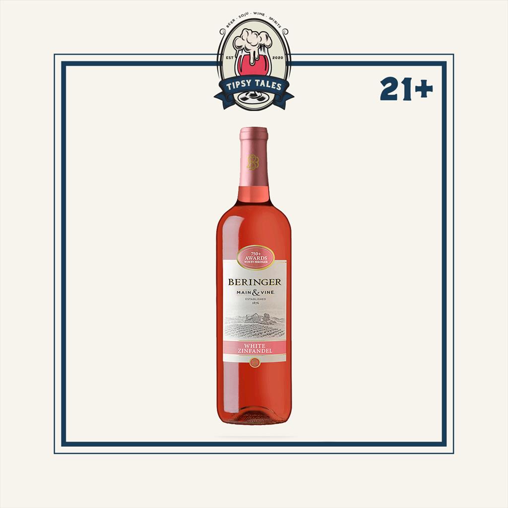 Beringer Main & Vine White Zinfandel Wine 750ml 1