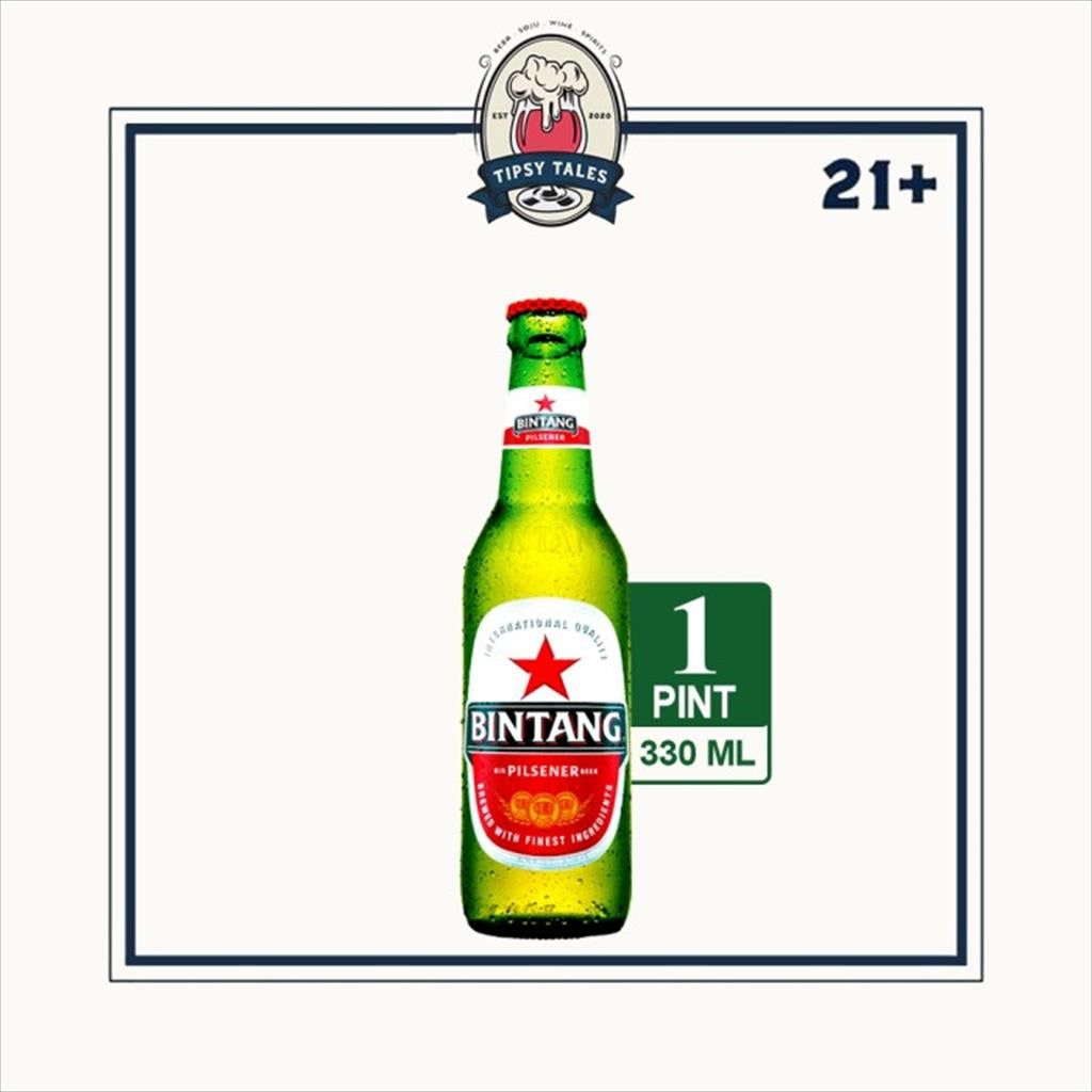 Bir Beer Bintang Pilsener Pint 330ml 1