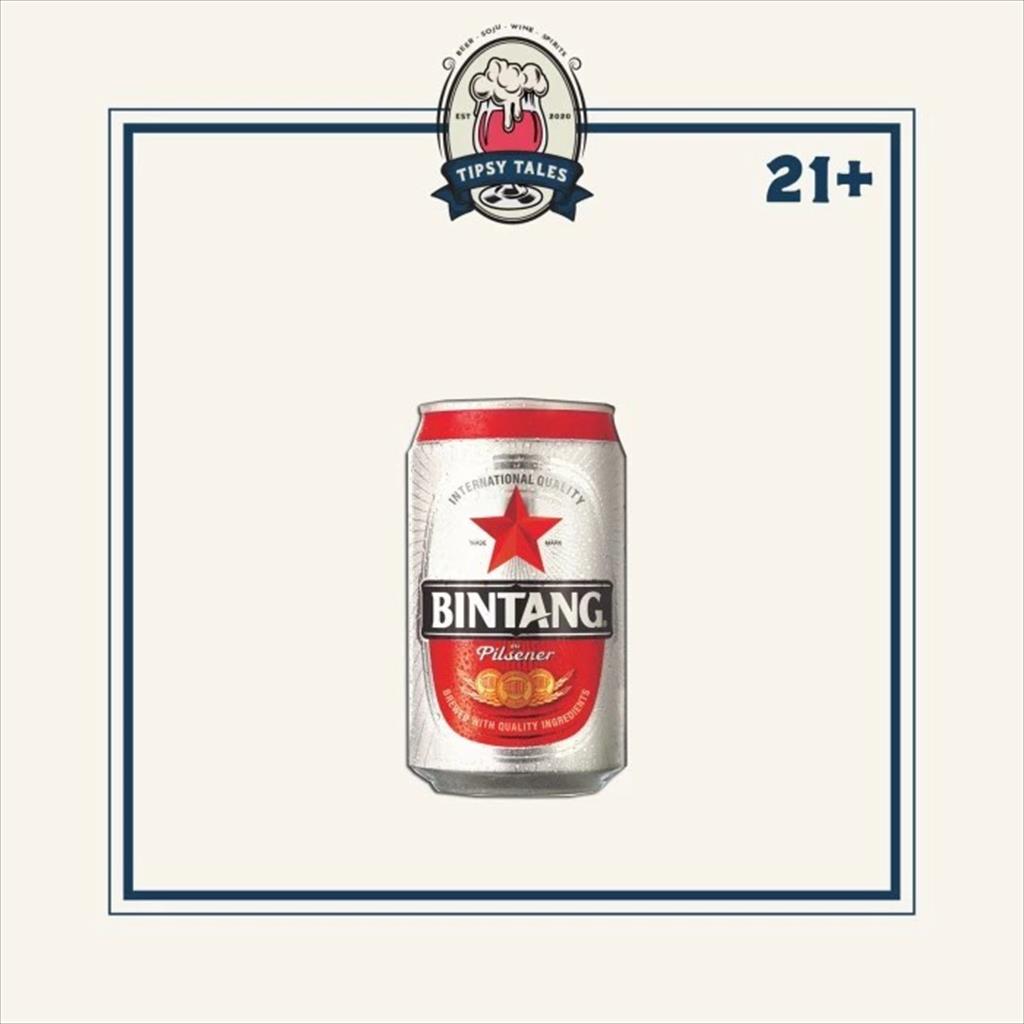 Bir Bintang / Bintang Pilsener Can 330ml (Kaleng Kecil) 1