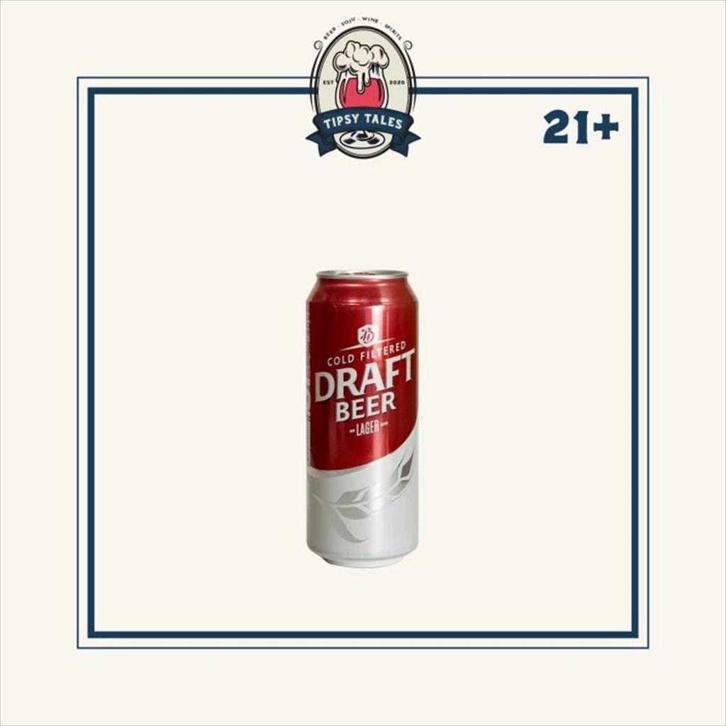 Bir Draft Lager Beer 500ml (Kaleng Besar) 1