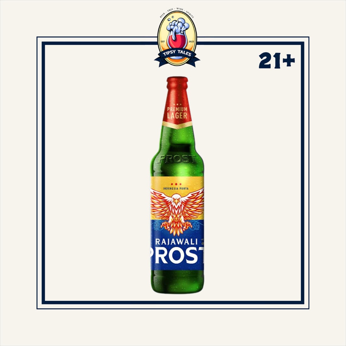 Bir Prost Lager Rajawali  Beer 620ml 1