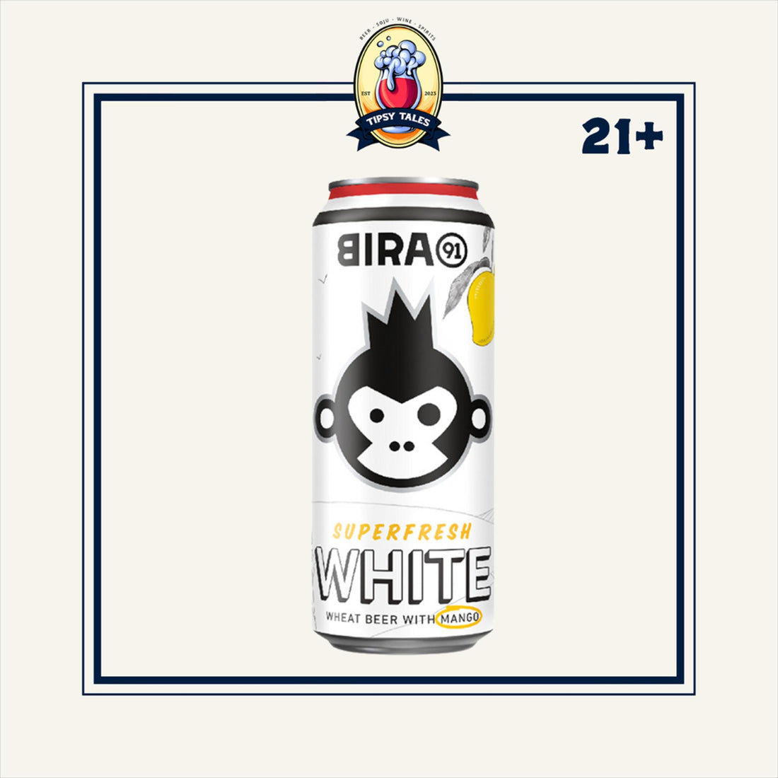 Bira 91 Superfresh White Beer 500ml 1