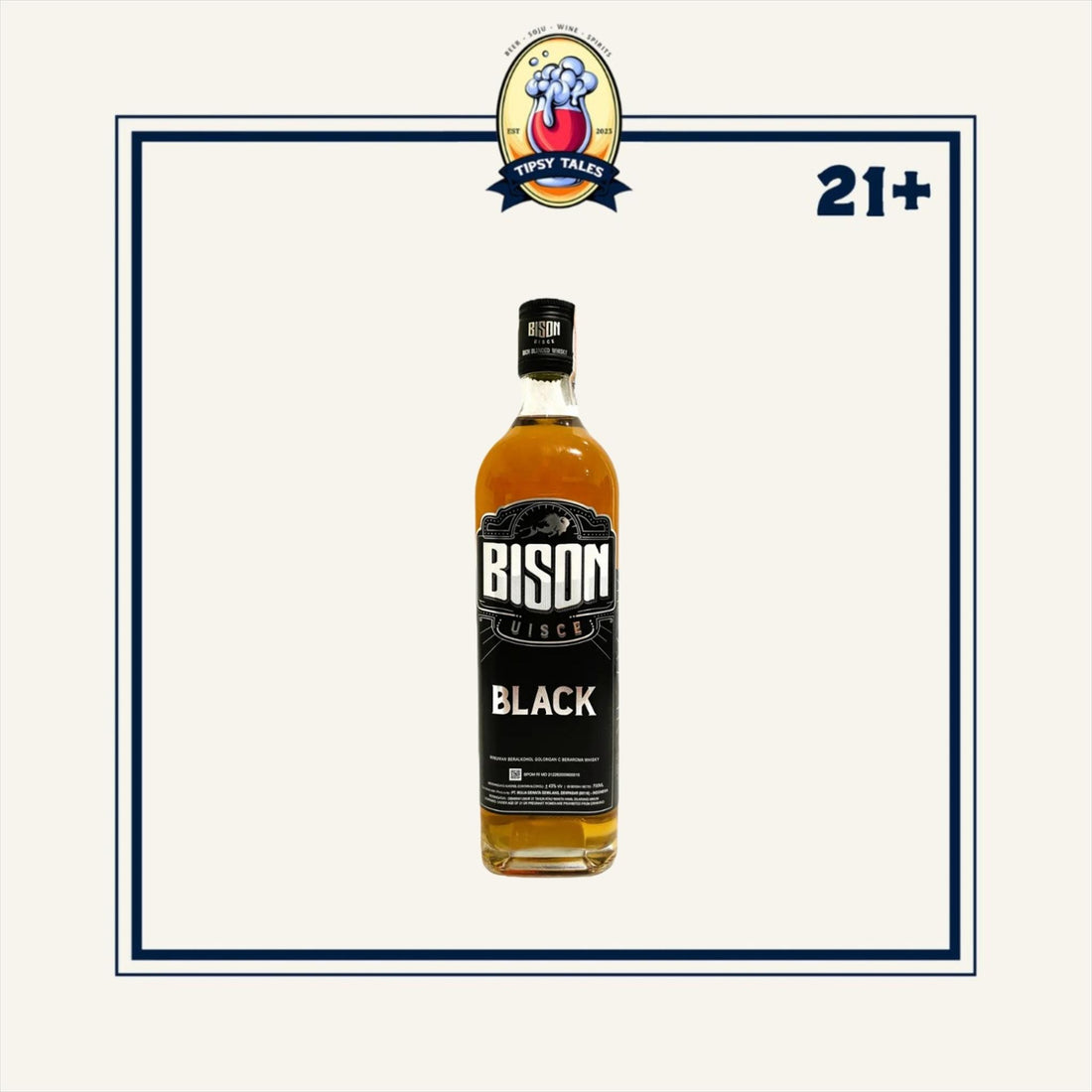 Bison Uisce Black 700ml 1