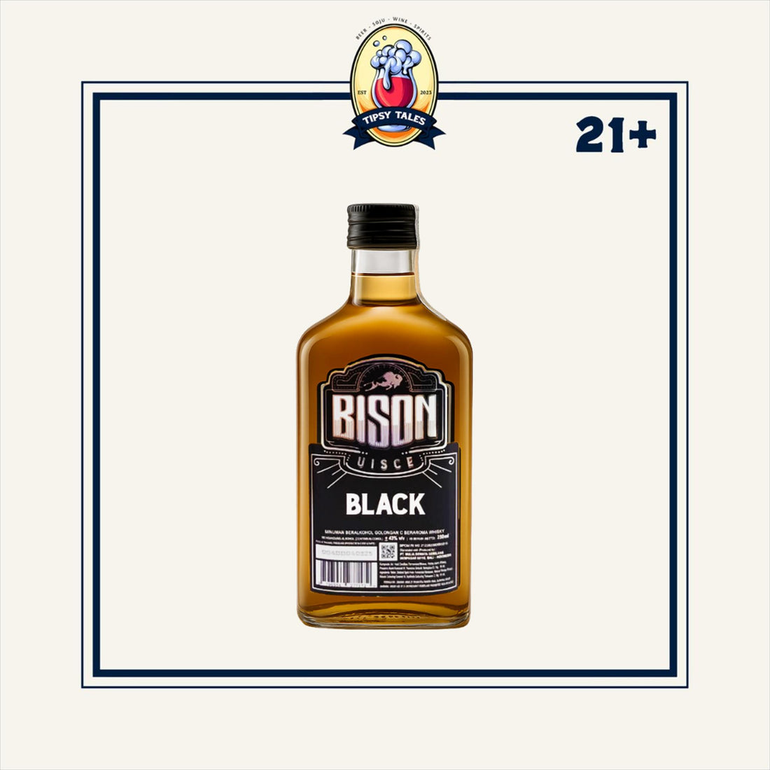 Bison Uisce Black 250ml 1