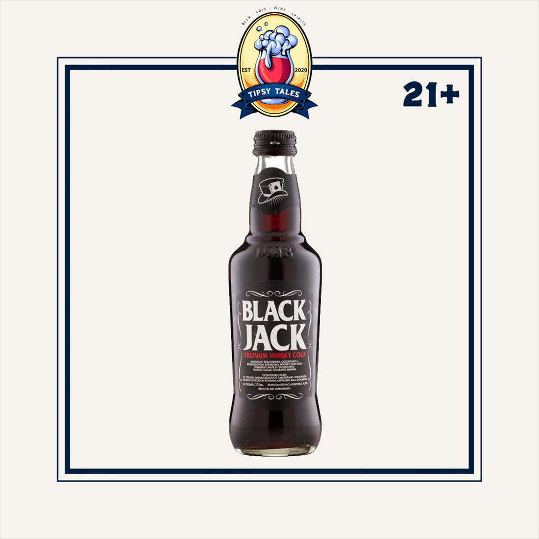 Black Jack Whisky Cola 275ml 1