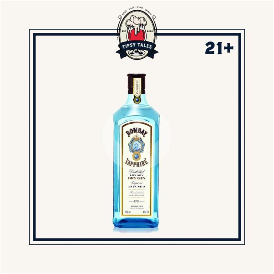 Bombay Sapphire Gin 750ml 1