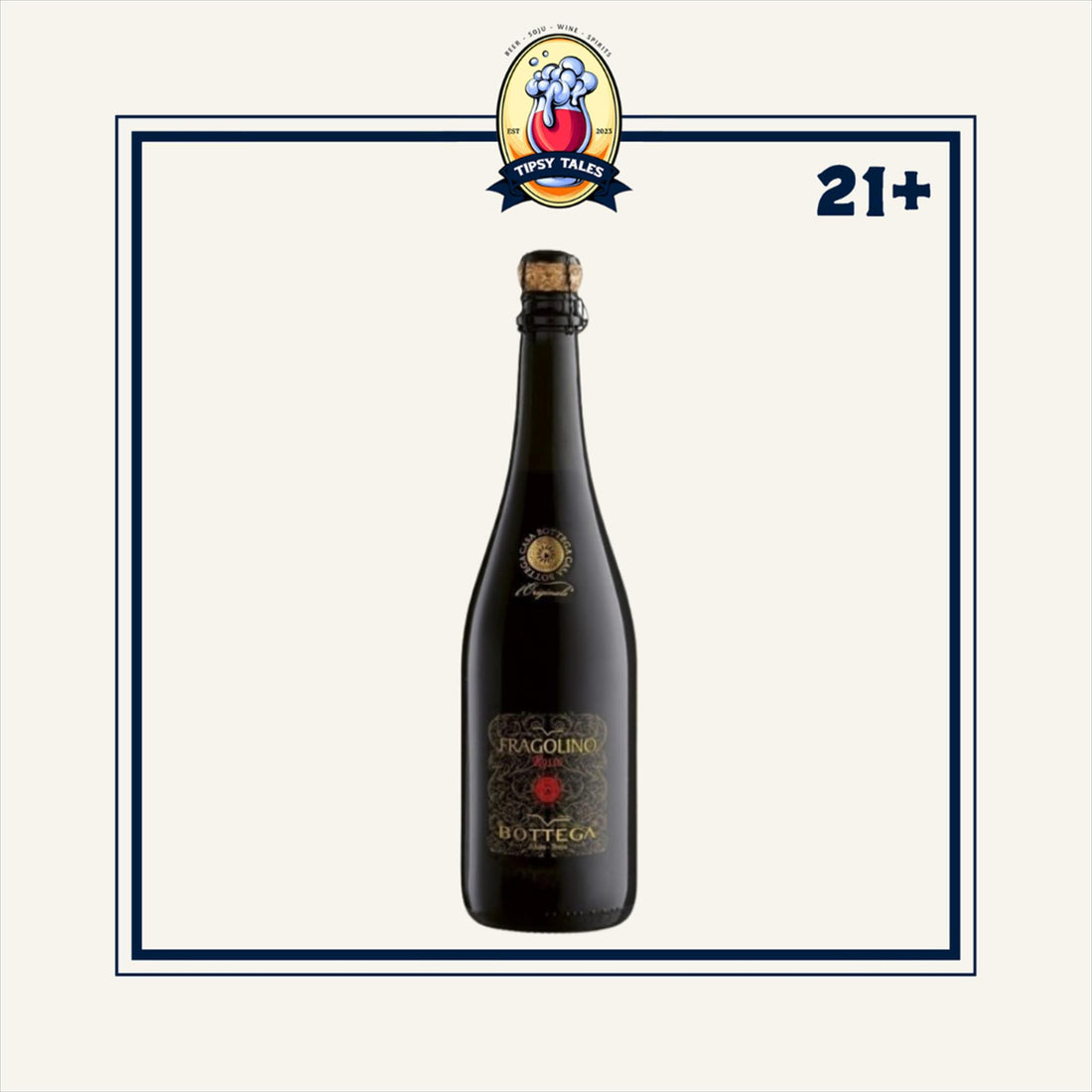Bottega Fragolino Rosso Italia Sweet Red Wine (Black Label) 750ml 1