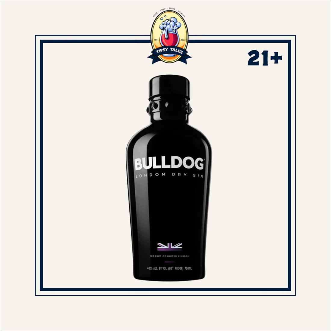 Bulldog london Dry gin 700ml 1