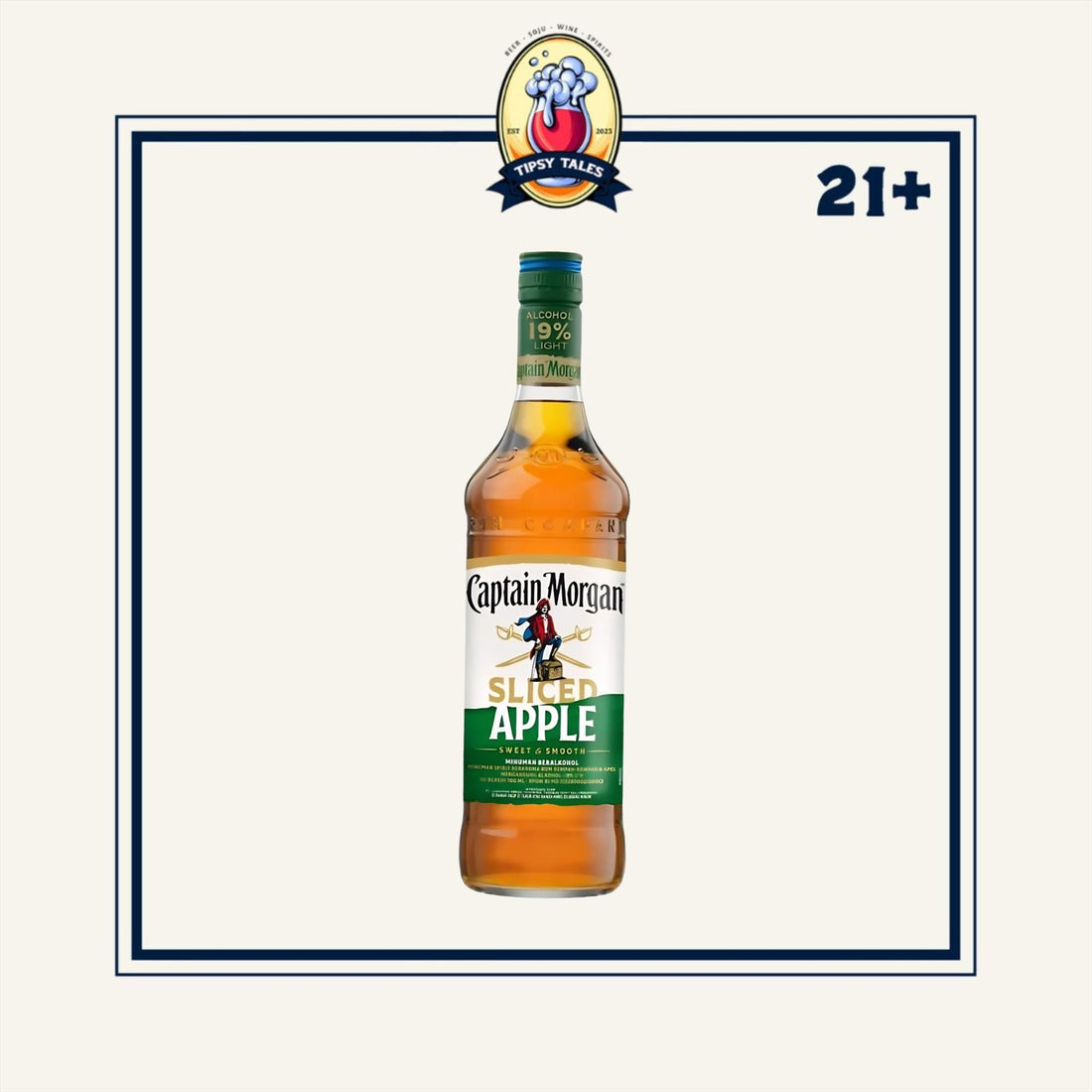 Captain Morgan Sliced Apple Rum 750ml 1
