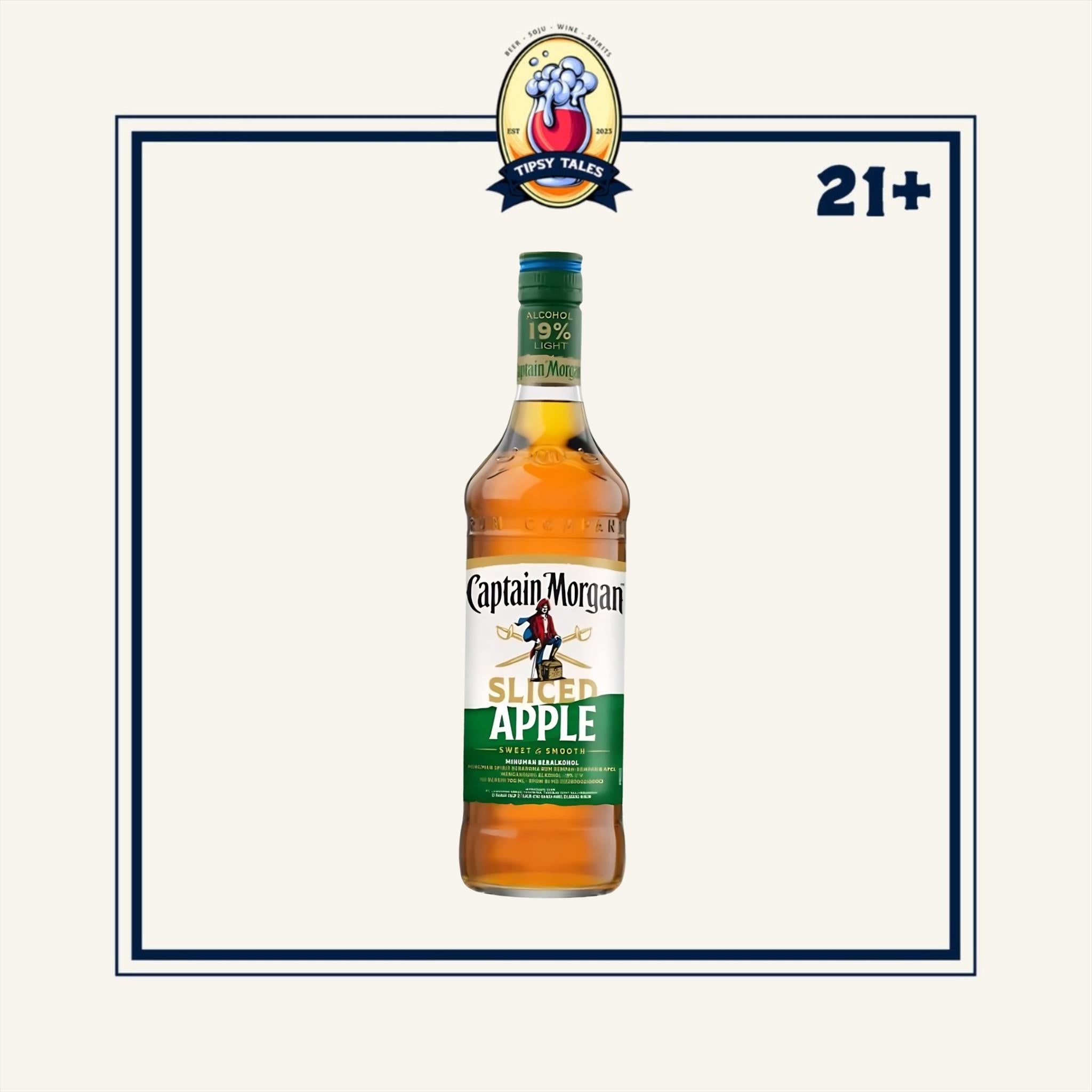 Captain Morgan Sliced Apple Rum 750ml 1