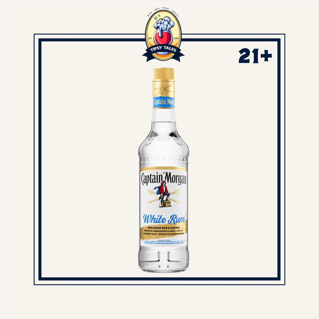 Captain Morgan White Rum 750ml 1