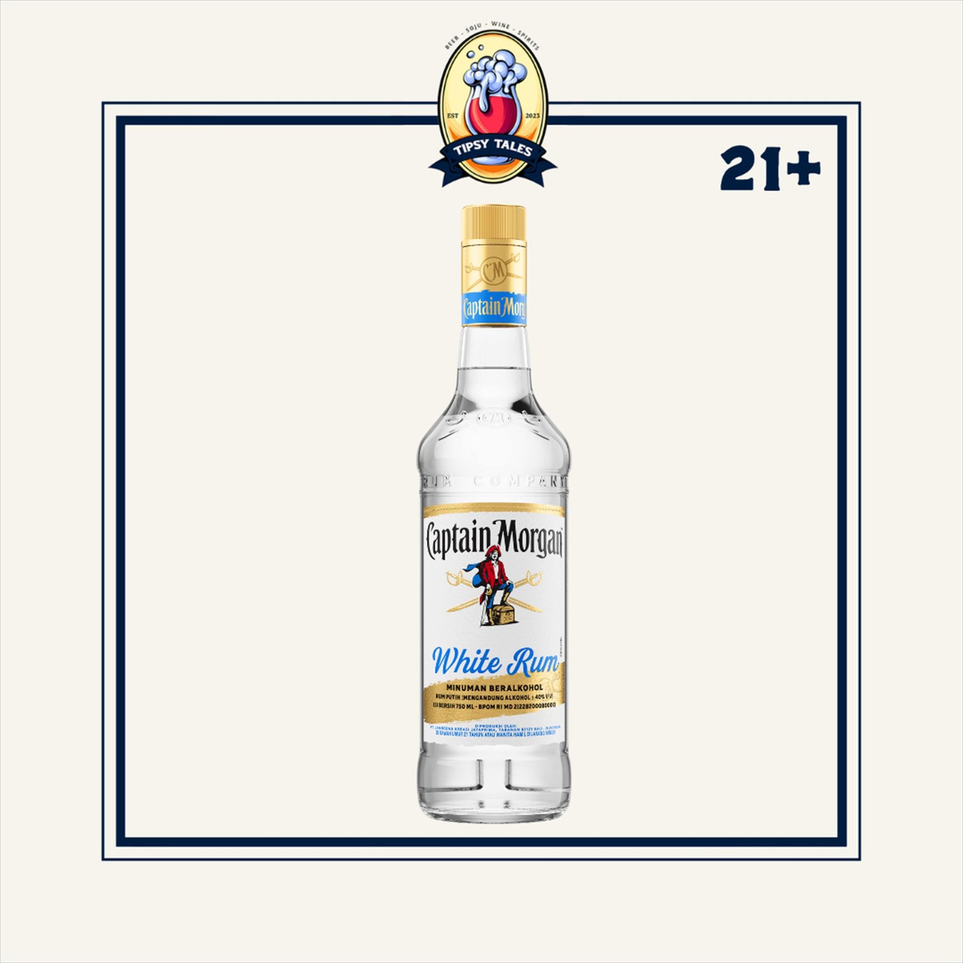 Captain Morgan White Rum 750ml 1