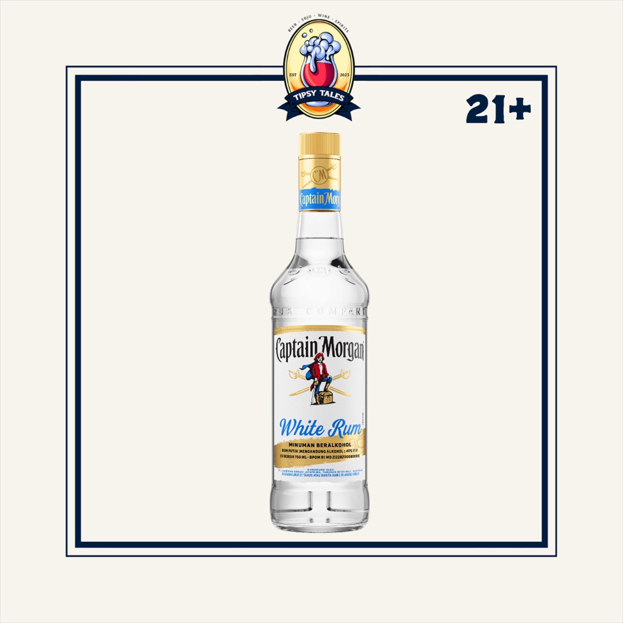 Captain Morgan White Rum 750ml 1