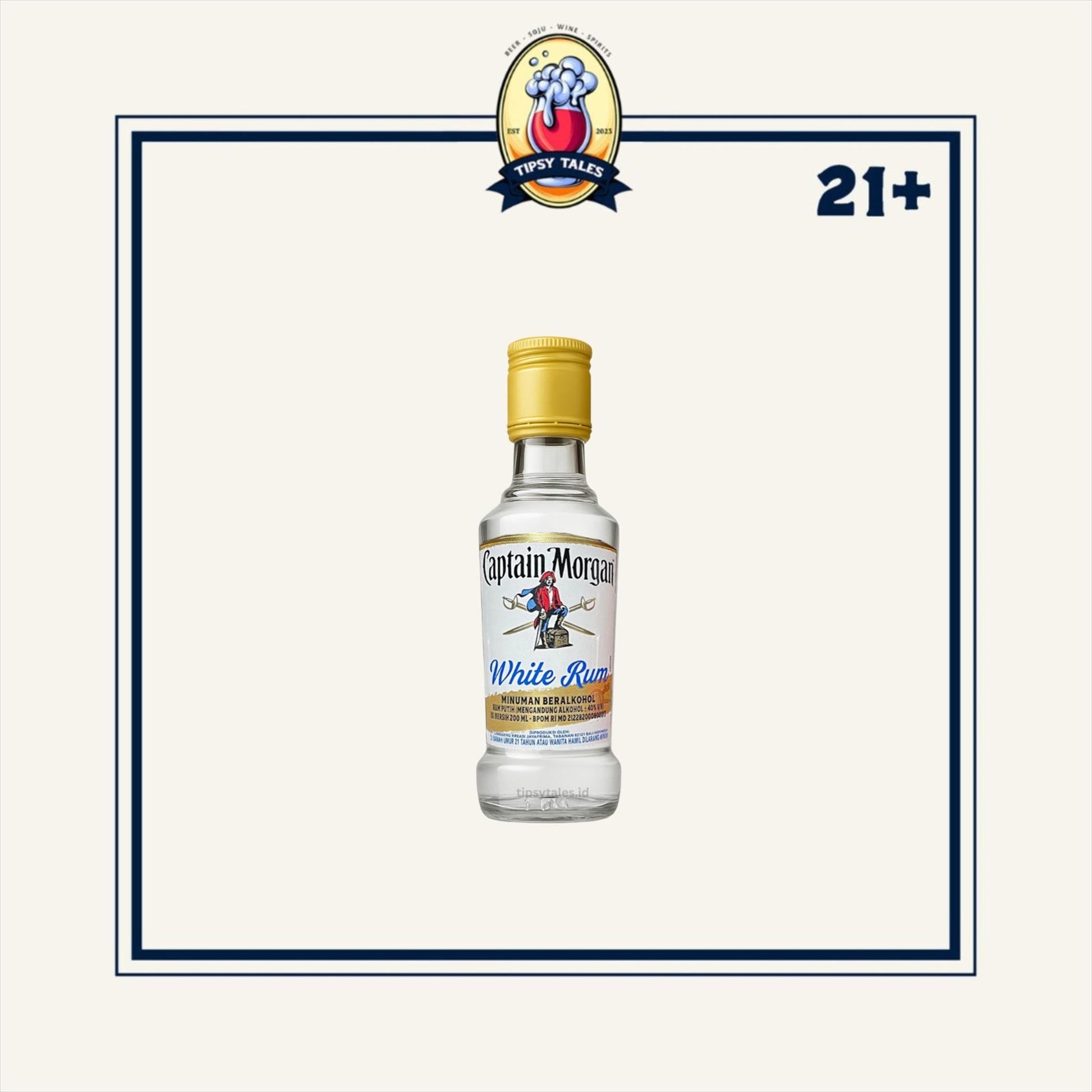 Captain Morgan White Rum 200ml 1