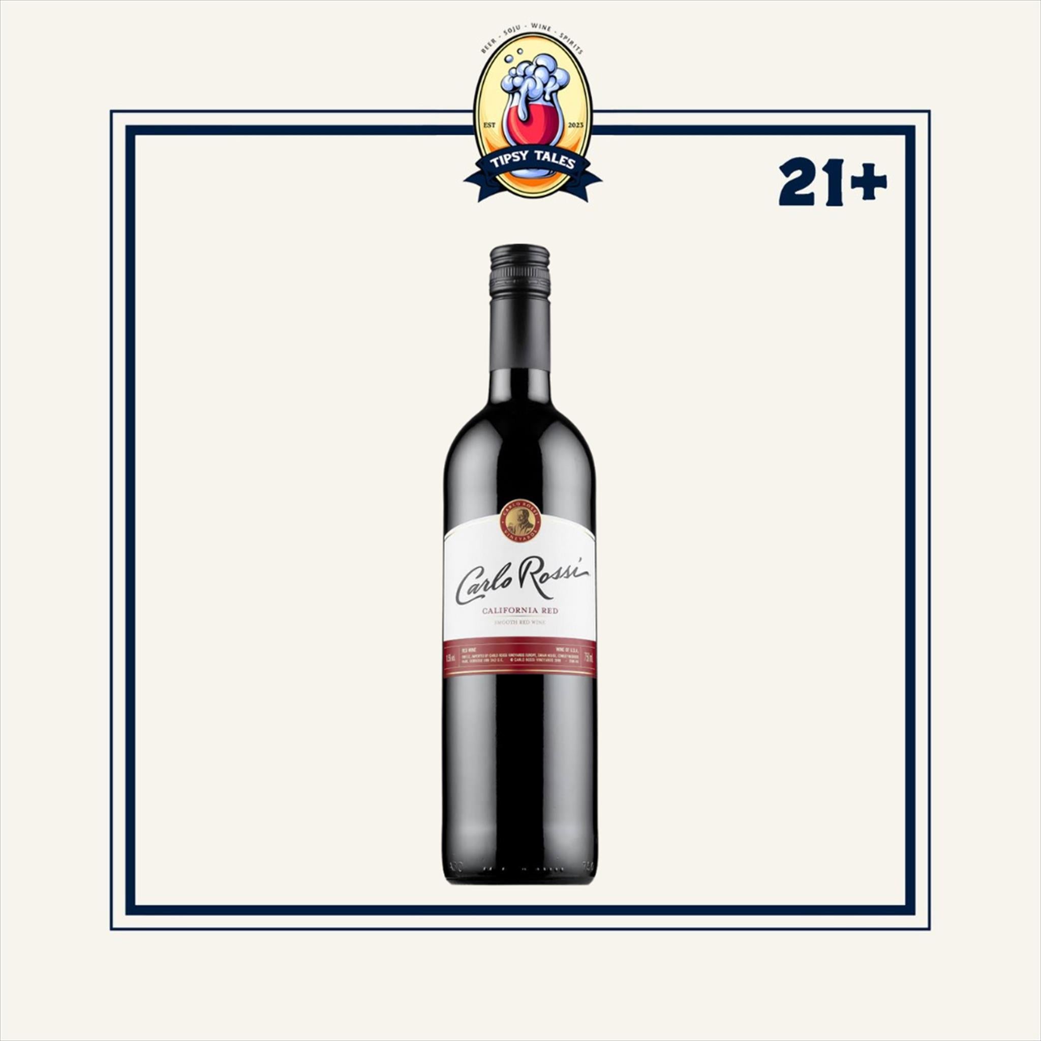 Carlo Rossi Carlifornia Red 750ml 1