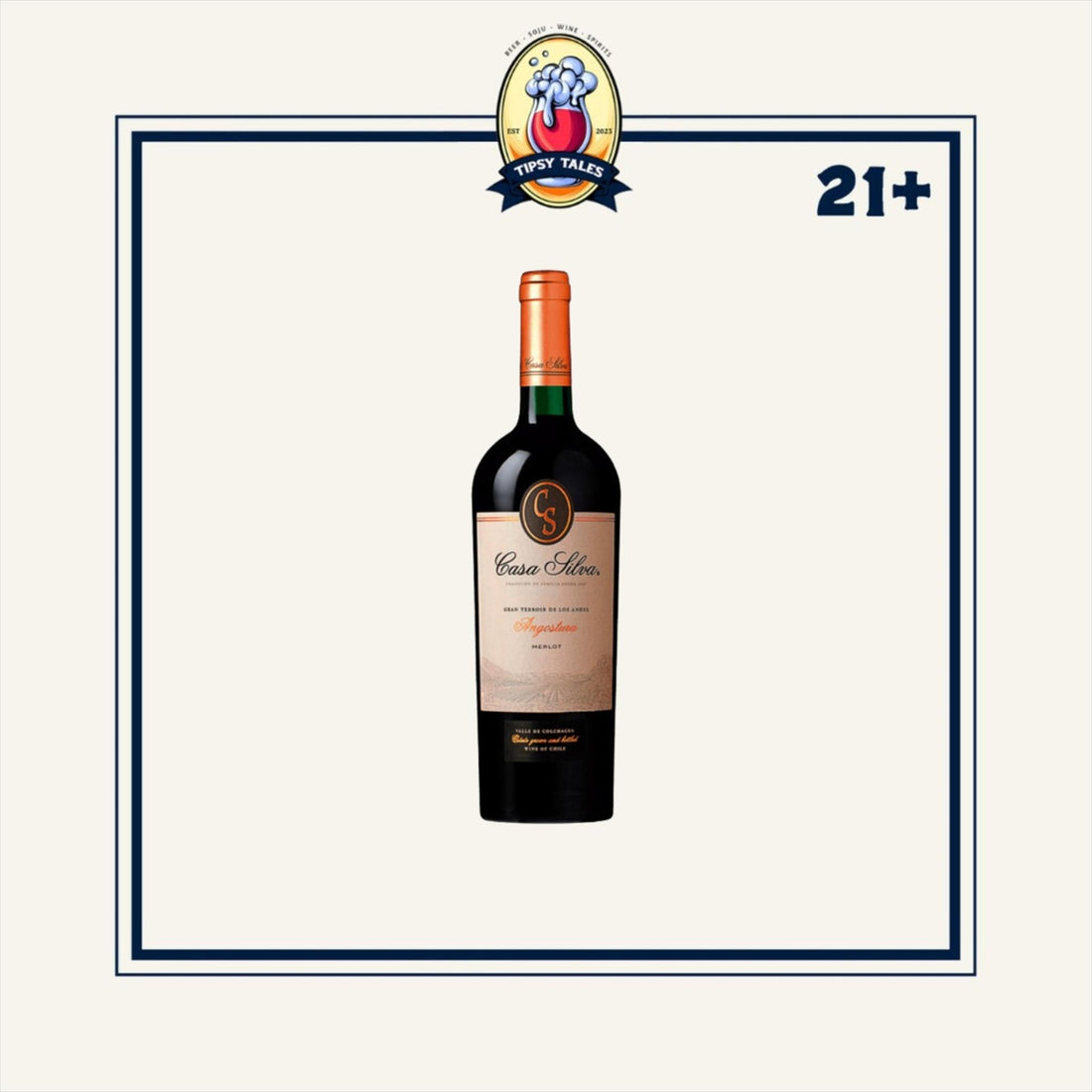 Casa Silva Gran Terroir de Los Andes Merlot 750 ml 1