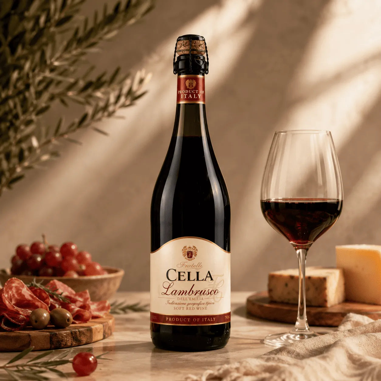 Cella Lambrusco Italian Red Wine 750ml 3