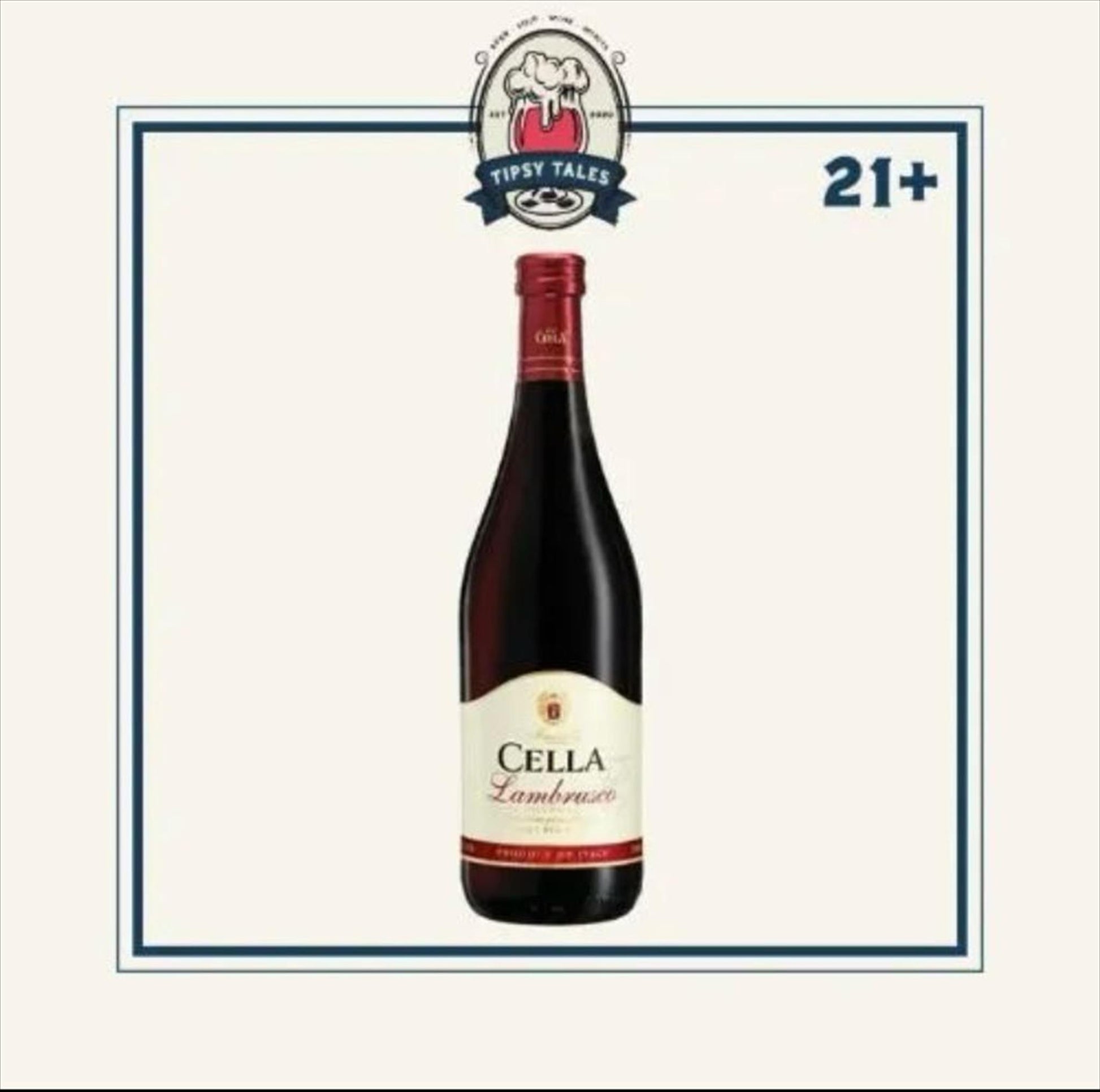 Cella Lambrusco Italian Red Wine 750ml 1