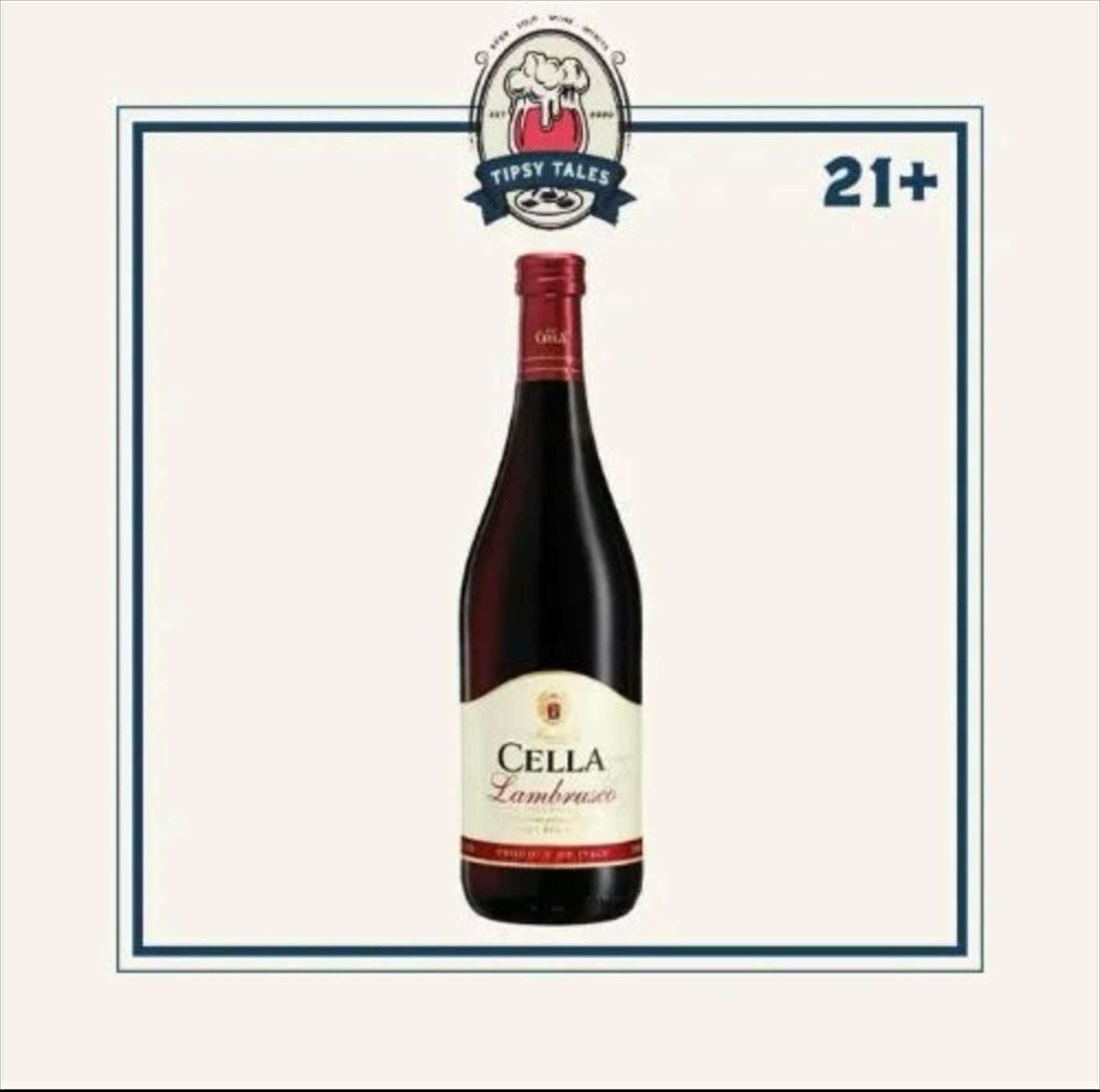 Cella Lambrusco Italian Red Wine 750ml 1
