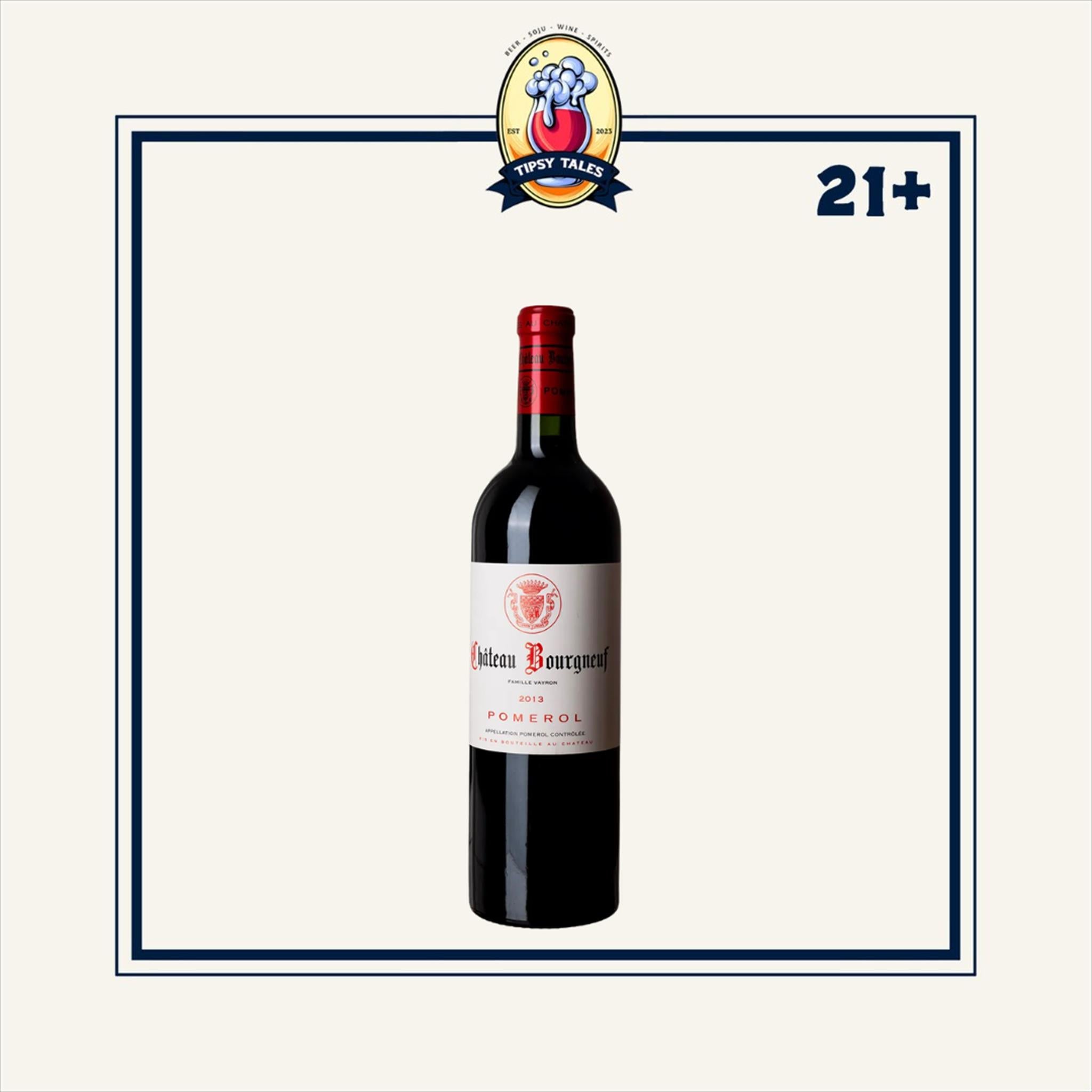 Chateau Bourgneuf Pomerol 2013 Wine 750ml 1