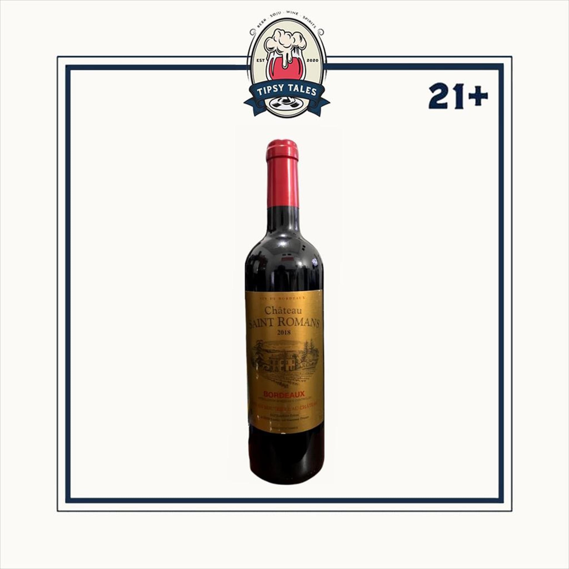 Chateau Saint Romans Bordeaux  2018 750ml 1