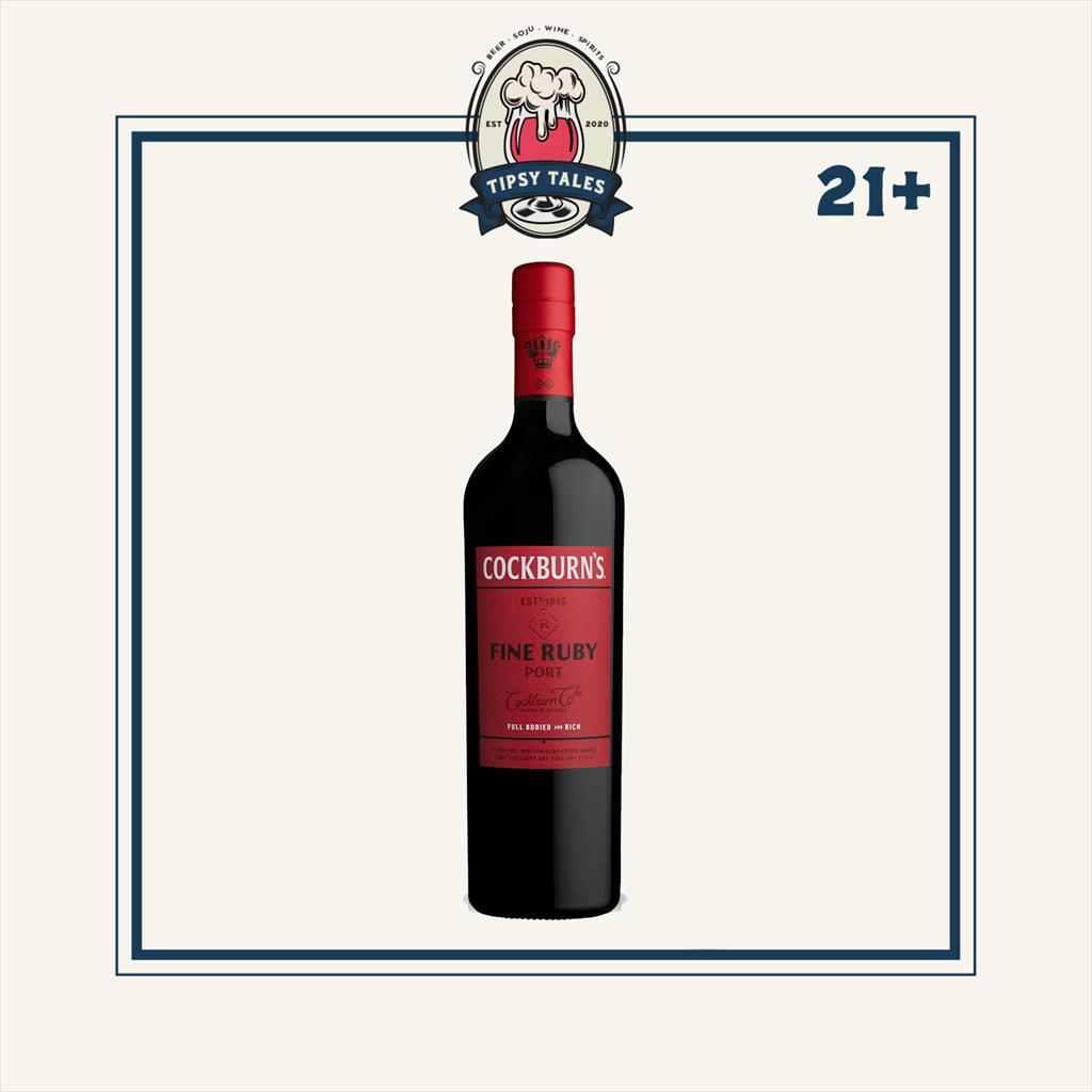 Cockburns Fine Ruby Red Port Sweet Wine 700ml 1