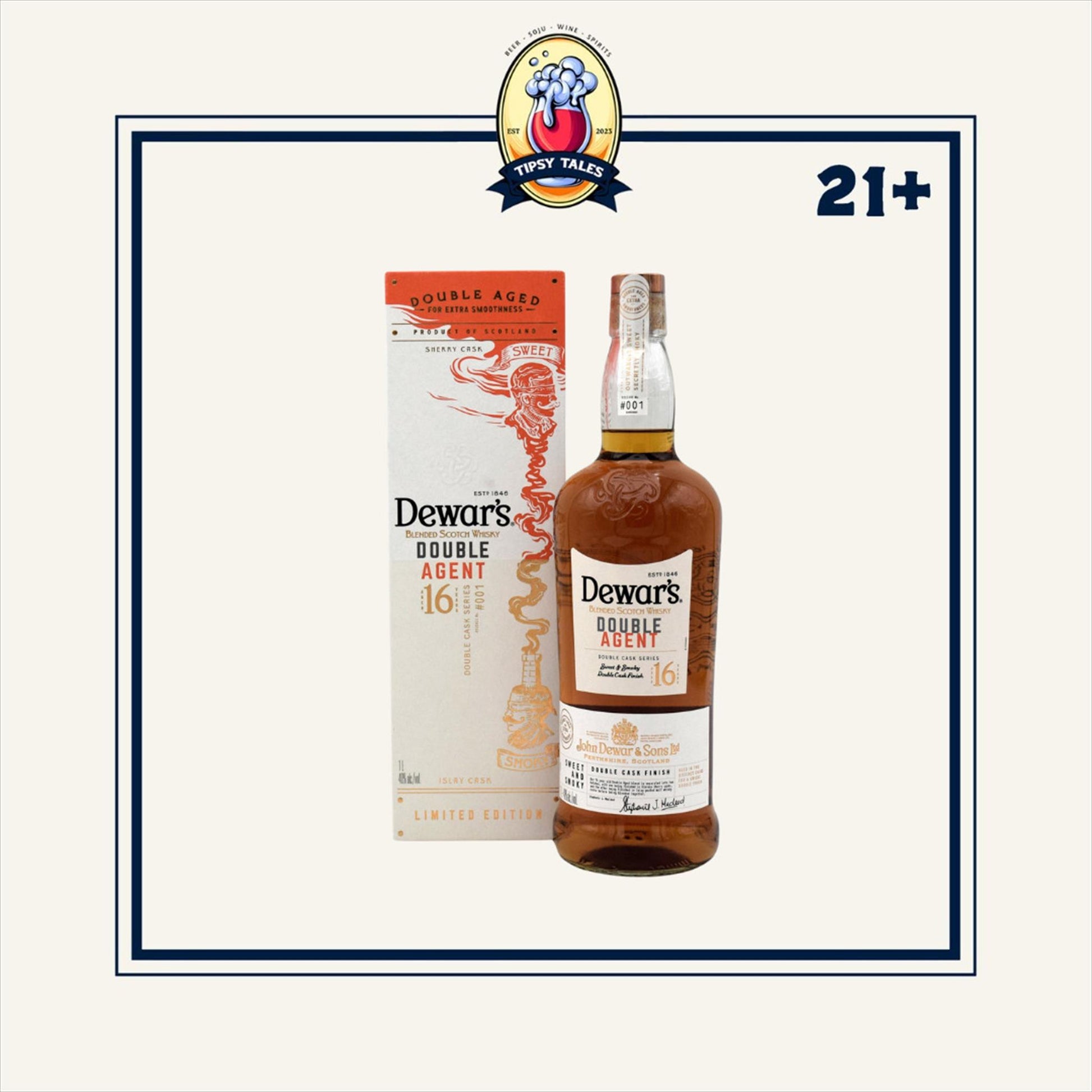Dewar s Double Agent 16 Years  Old 1000ml 1